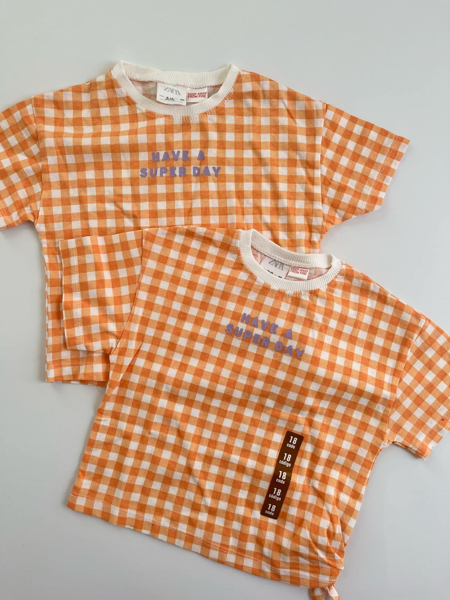 ZARA "Have a Super Day" T-Shirt 12-18m