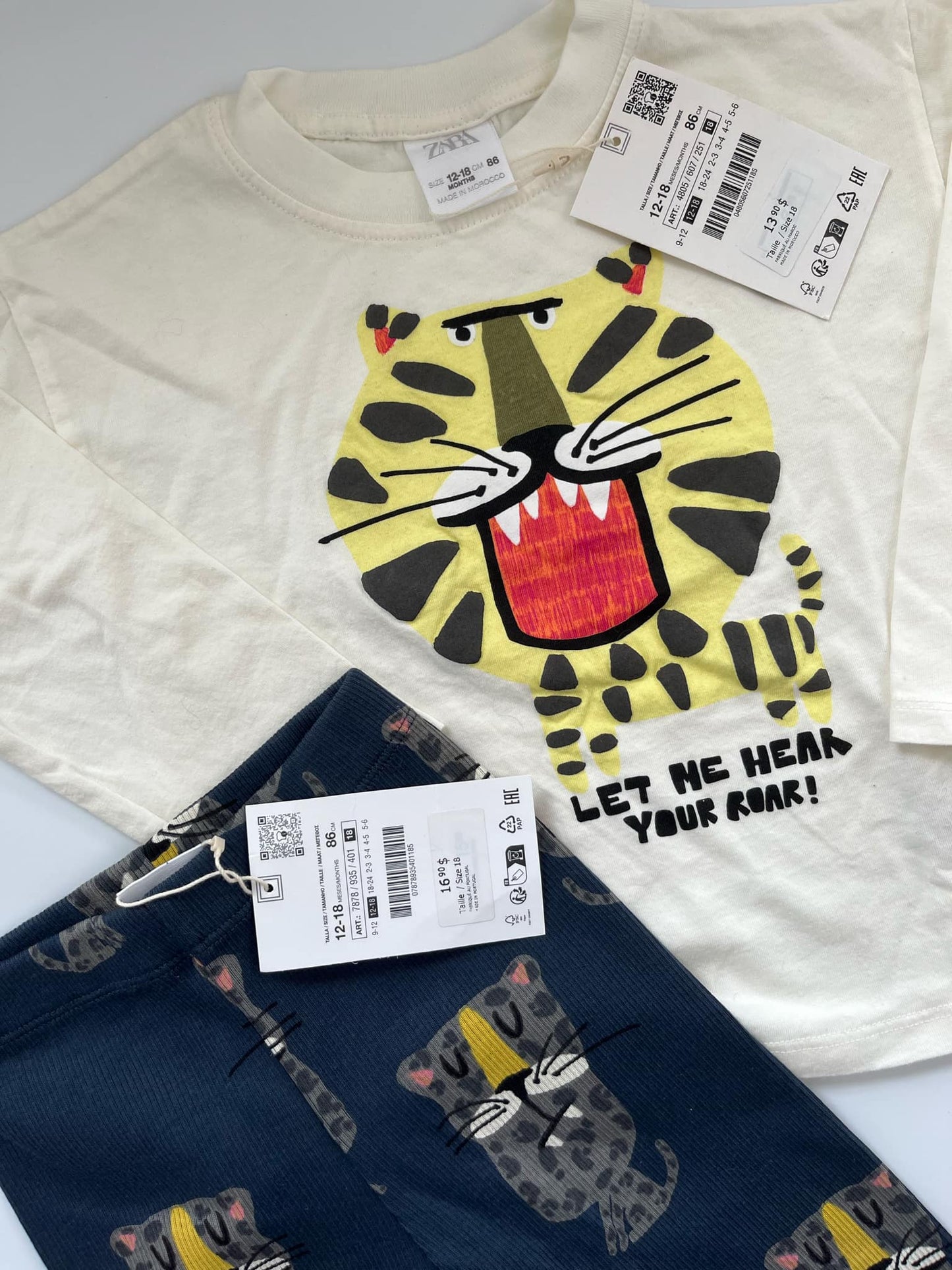 ZARA Tiger Set 12-18m