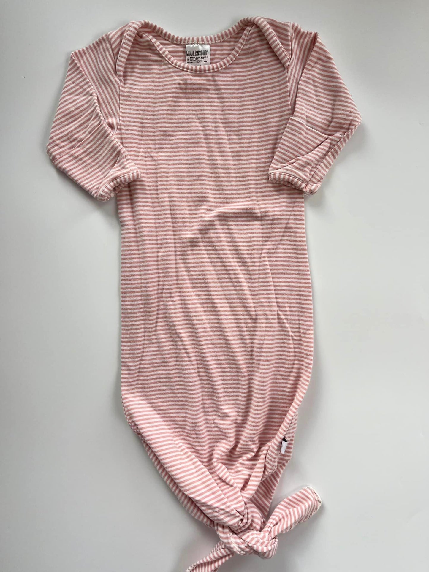Modern Baby Bamboo Knotted Gown 0-3m