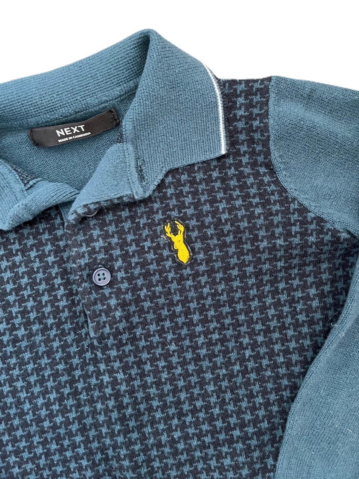 NEXT Turquoise Polo Sweater, 3yrs