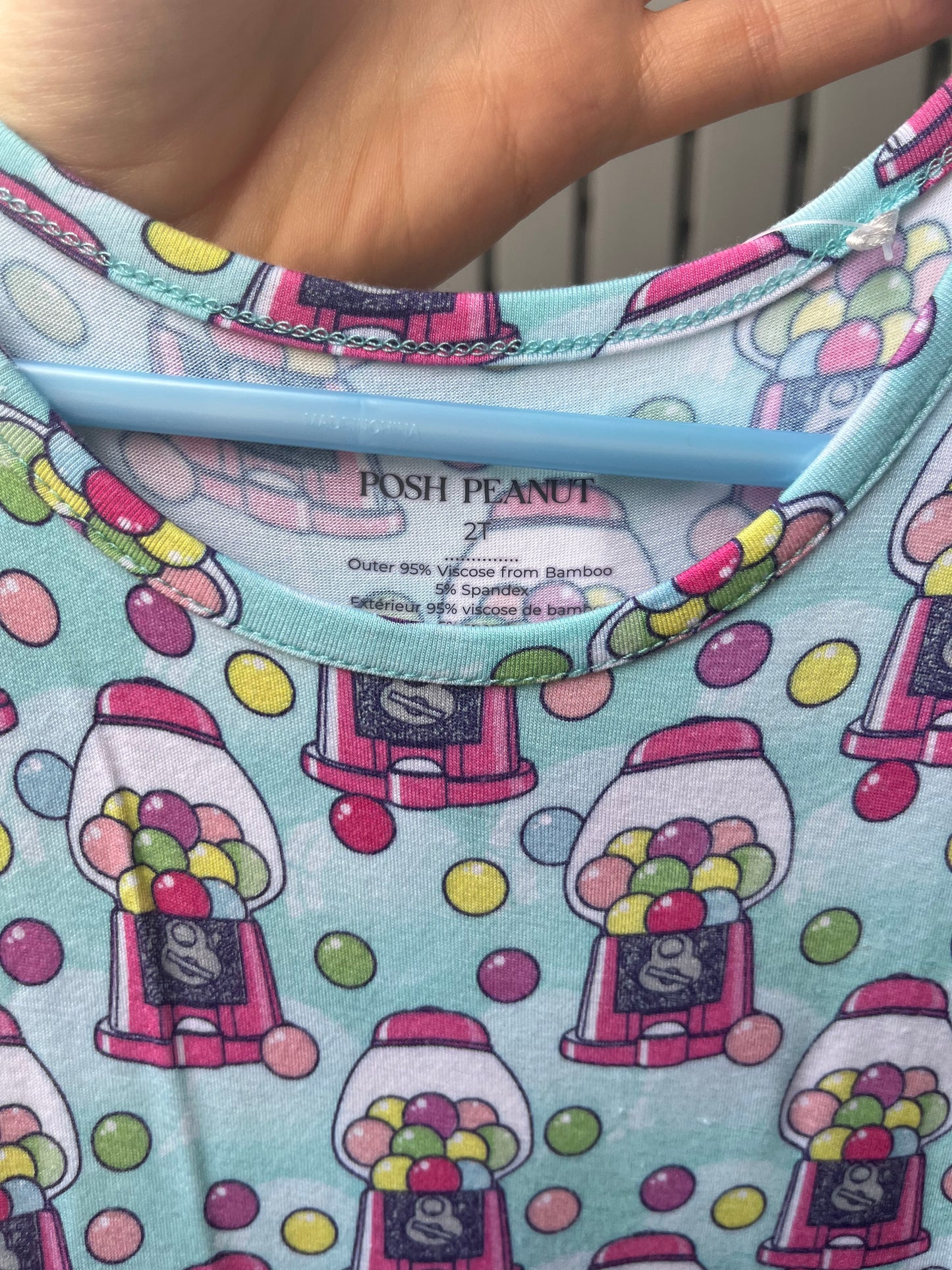 Posh Peanut Bamboo Gumball Dress 3T