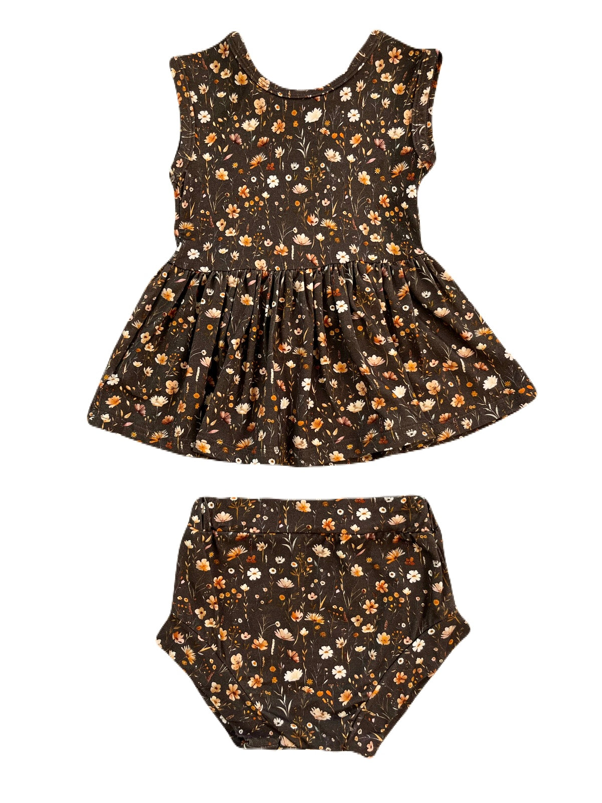 Auburn Bloom Peplum Set