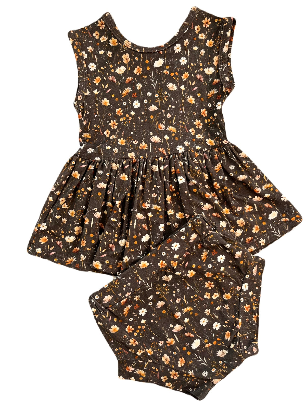 Auburn Bloom Peplum Set