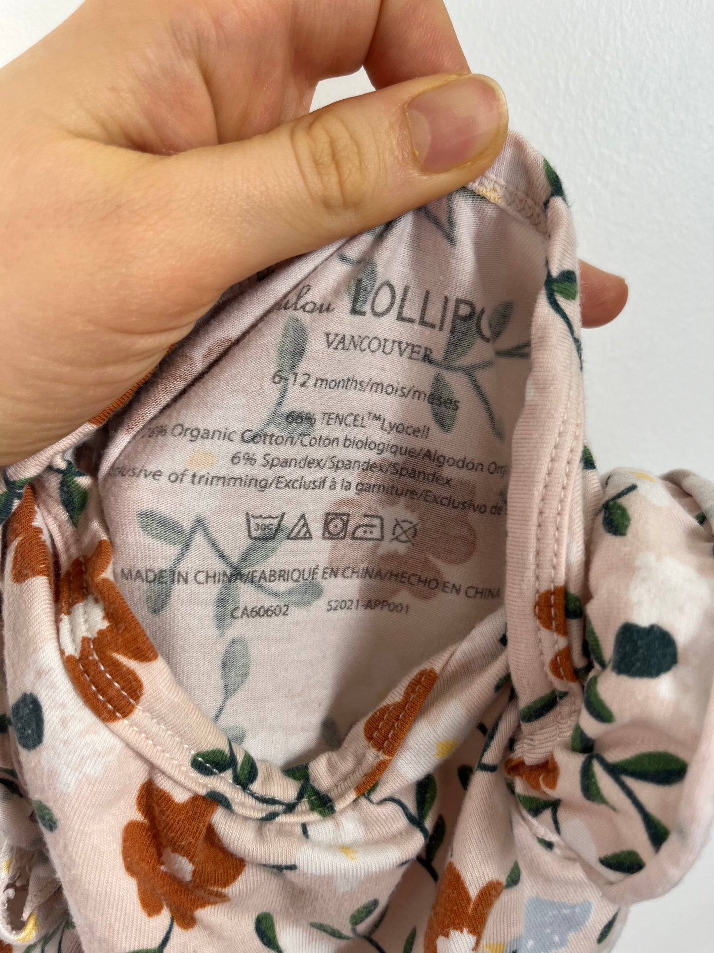 Loulou Lollipop Rust Orange Set 6-12m