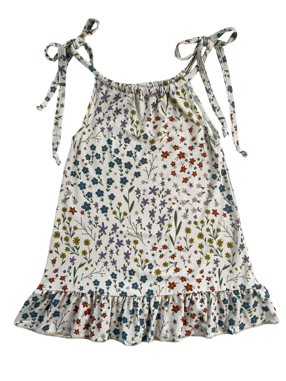 Flower Child Tie-Strap Dress & Bummies Set
