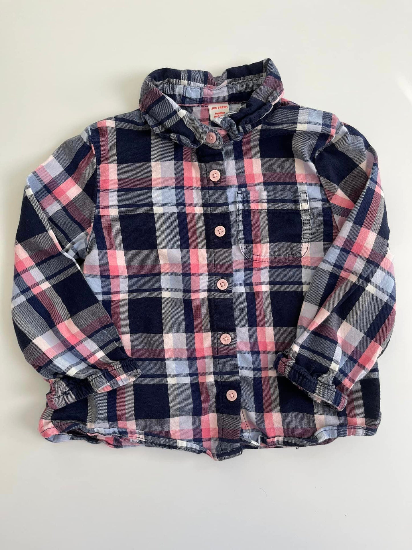 Joe Fresh Flannel Button-Up 2T
