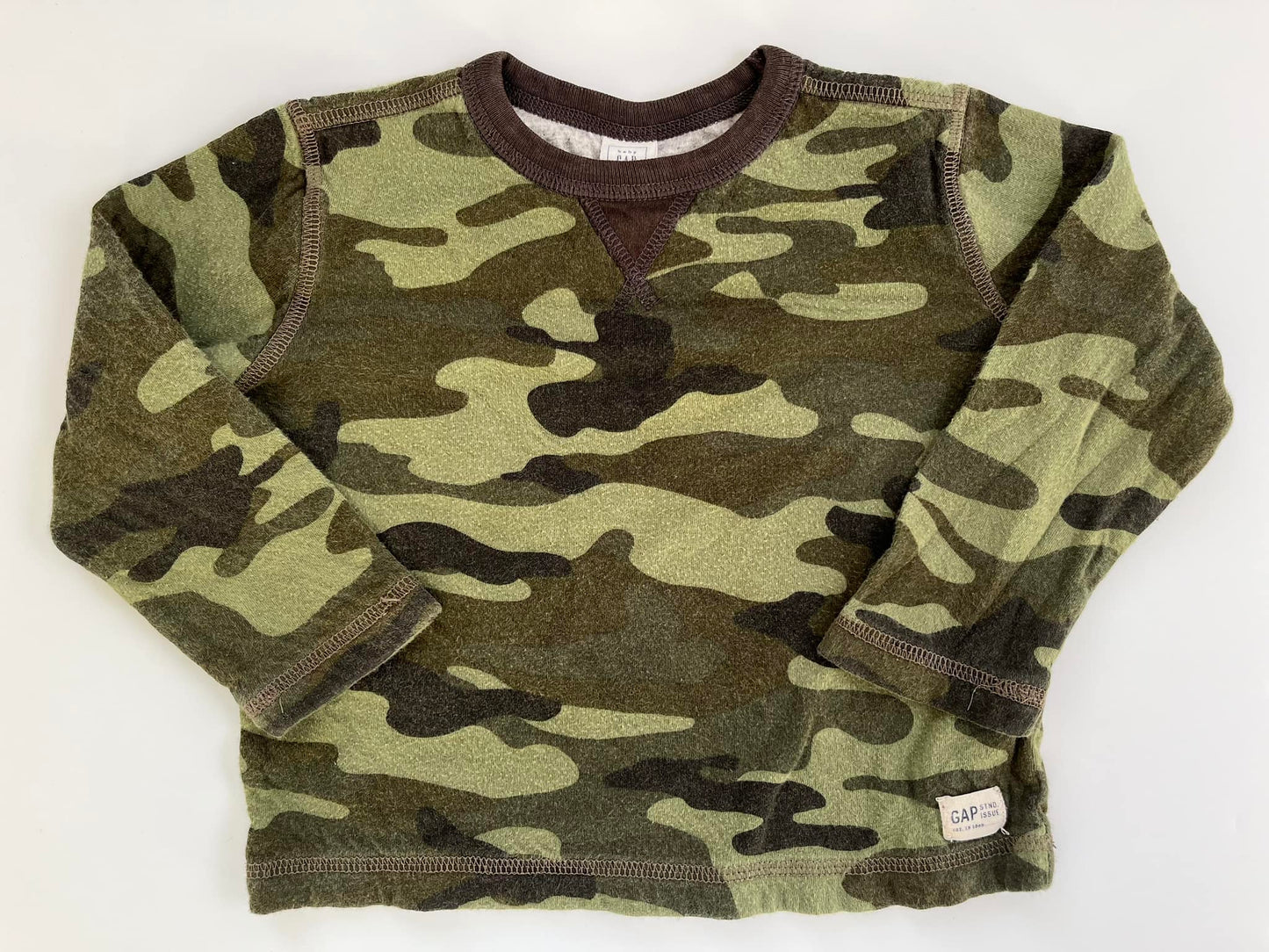 Baby Gap Long-Sleeve Camo Shirt 2T