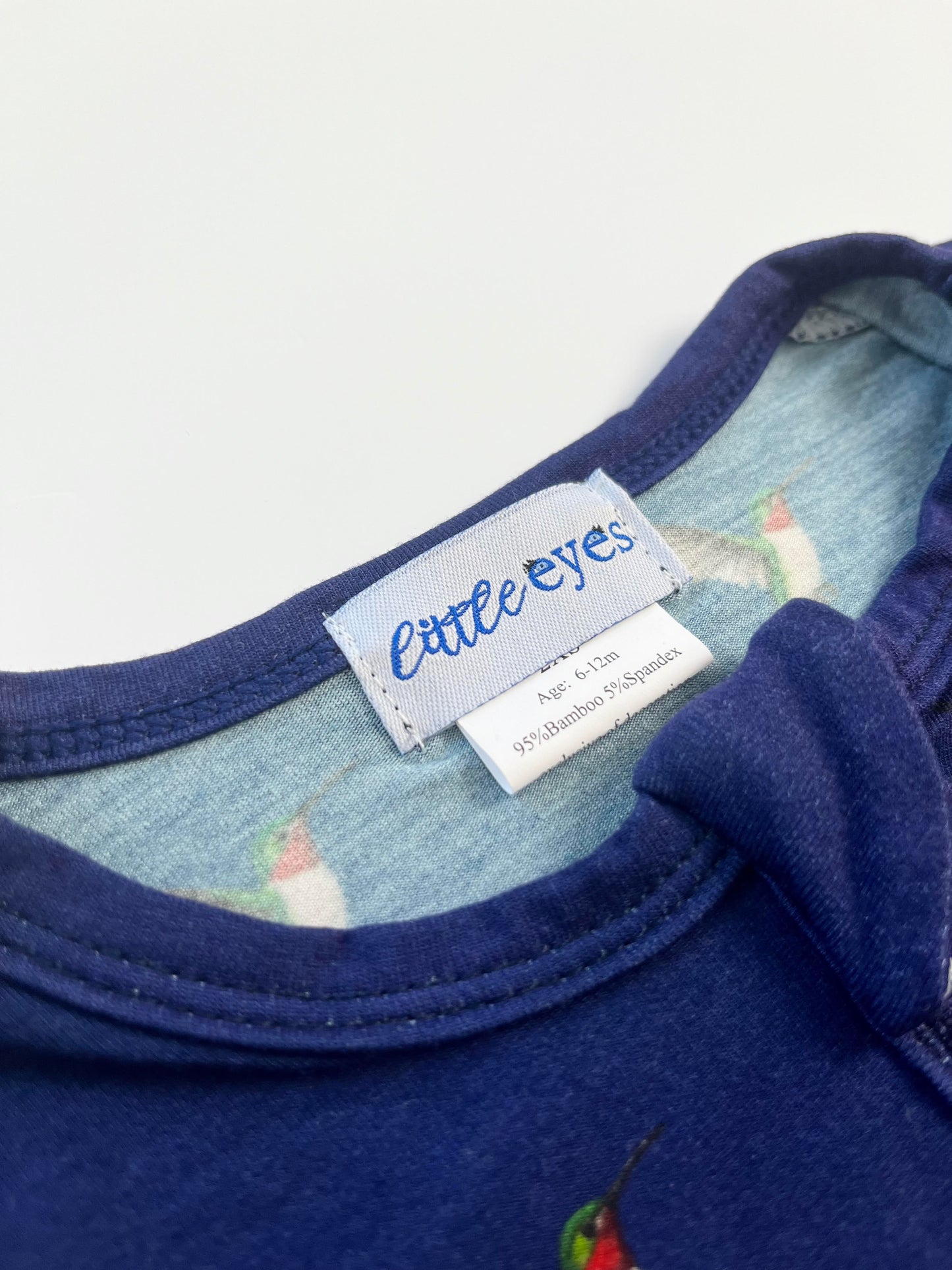 Hello Hummingbird Zippy - Old Style Zipper Cover