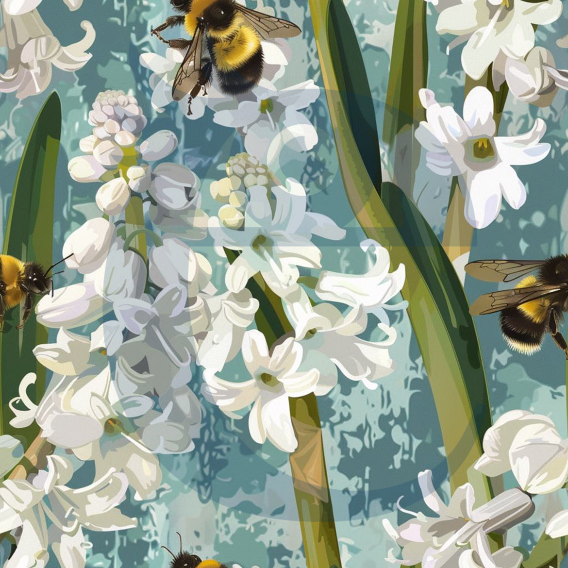 Hyacinth Bees Two-Piece Set