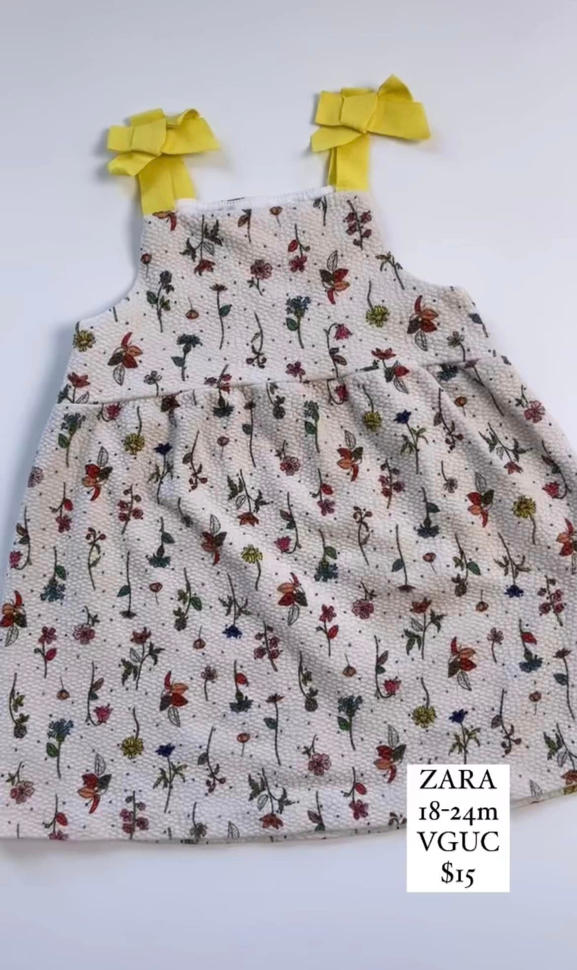 ZARA Floral Dress 18-24m