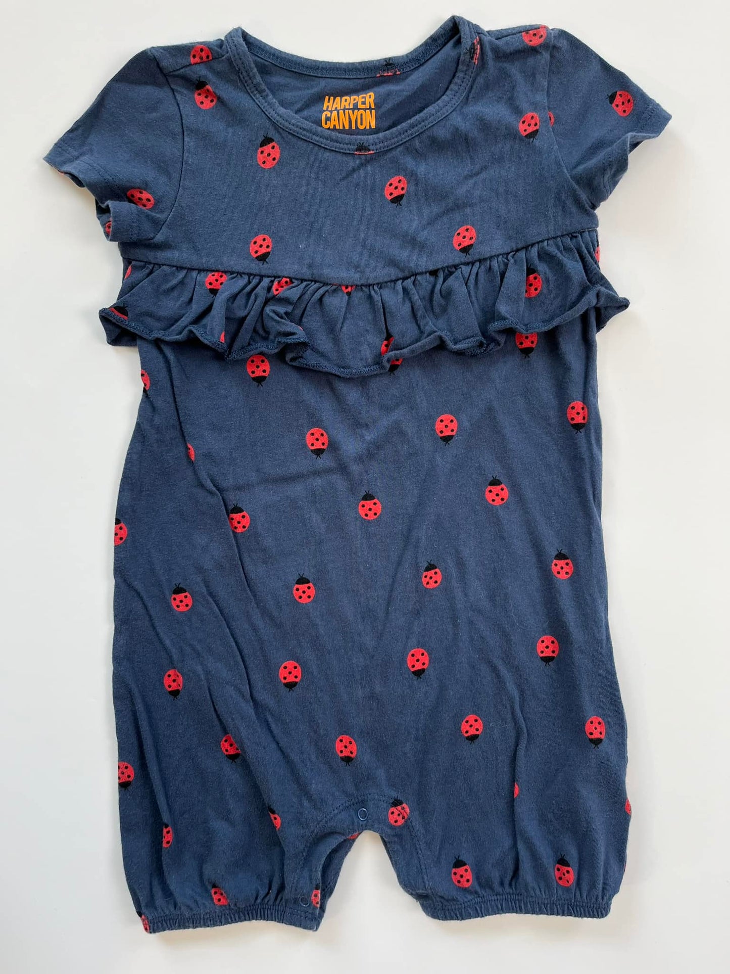 Harper Canyon (Nordstrom) Ladybug Romper 24m