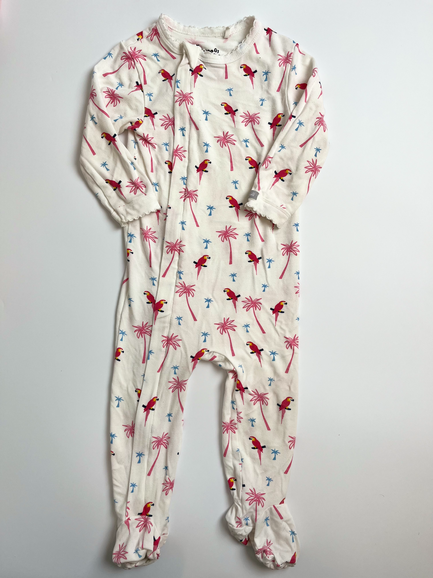 Coccoli Modal Parrot Footie Sleeper 12m