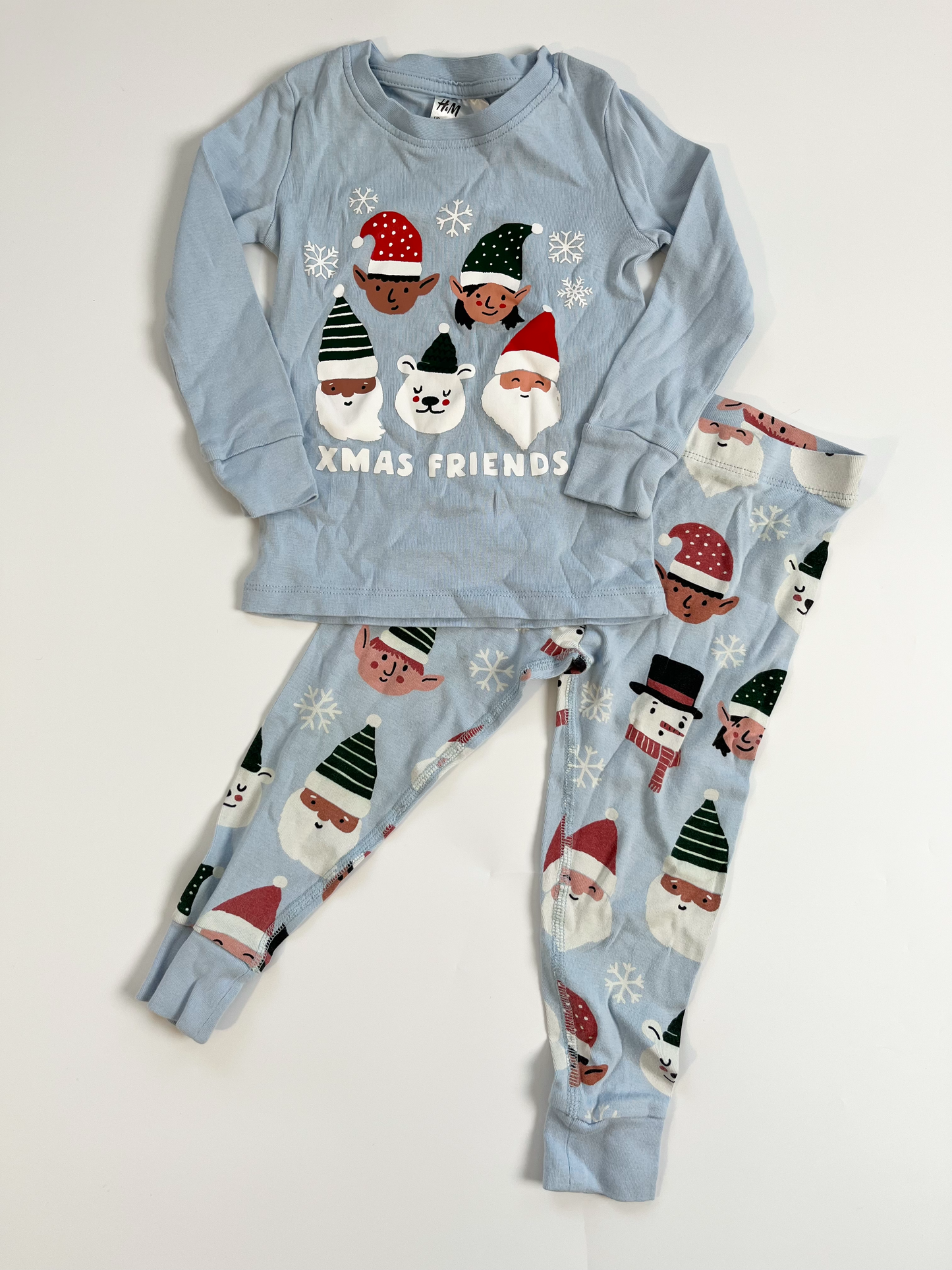H&M Holiday Pjs 2T