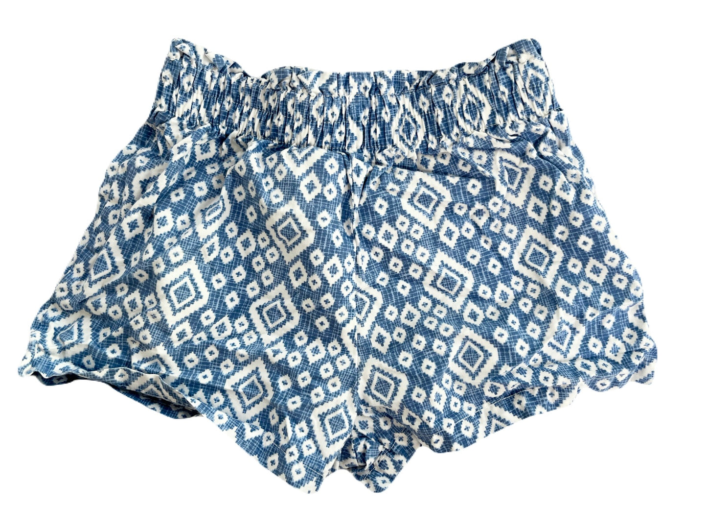 Lucky Brand Blue/White Patterned Shorts 18m