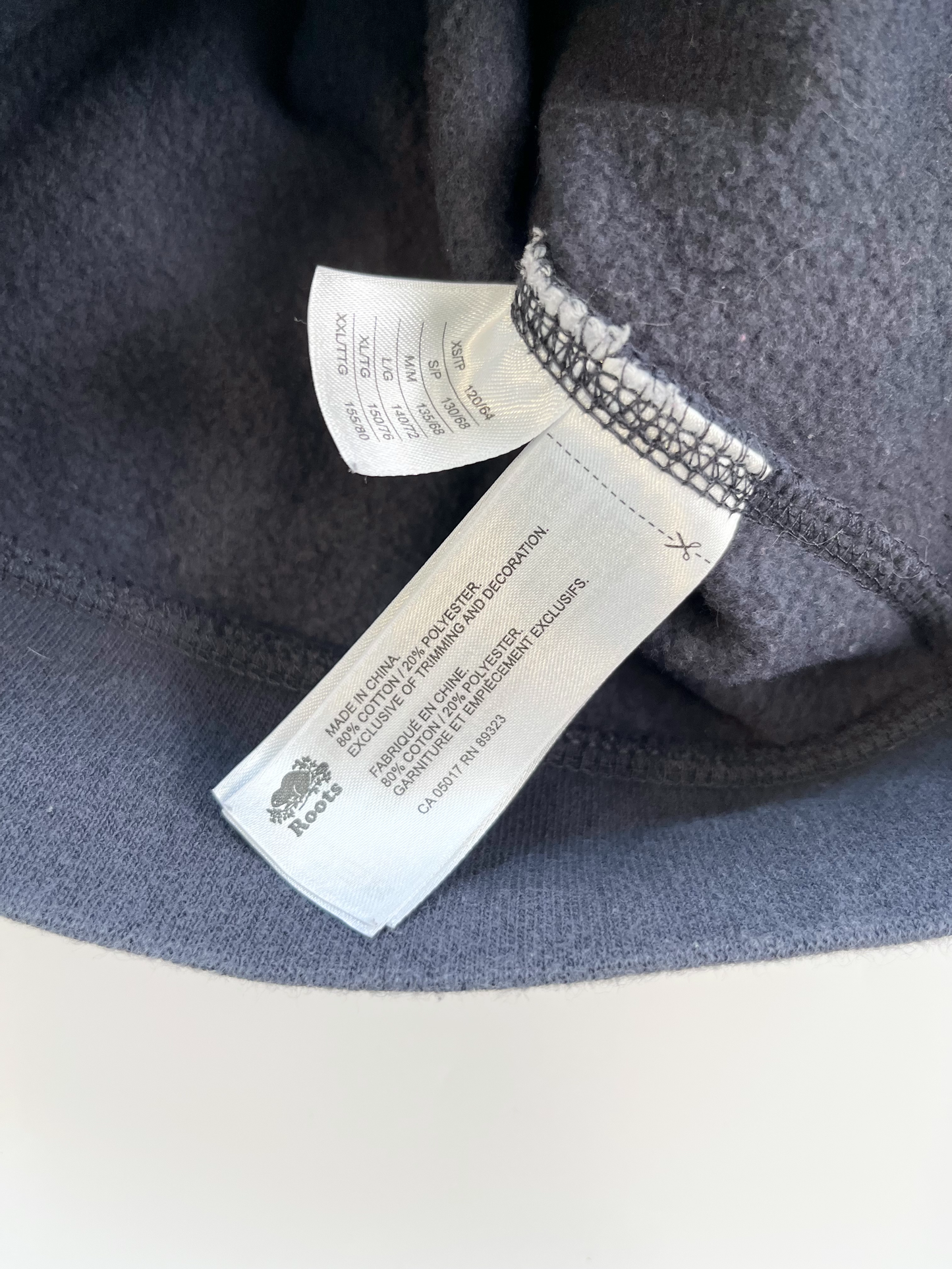 Roots Dark Grey Zip-Up Hoodie 5/6T
