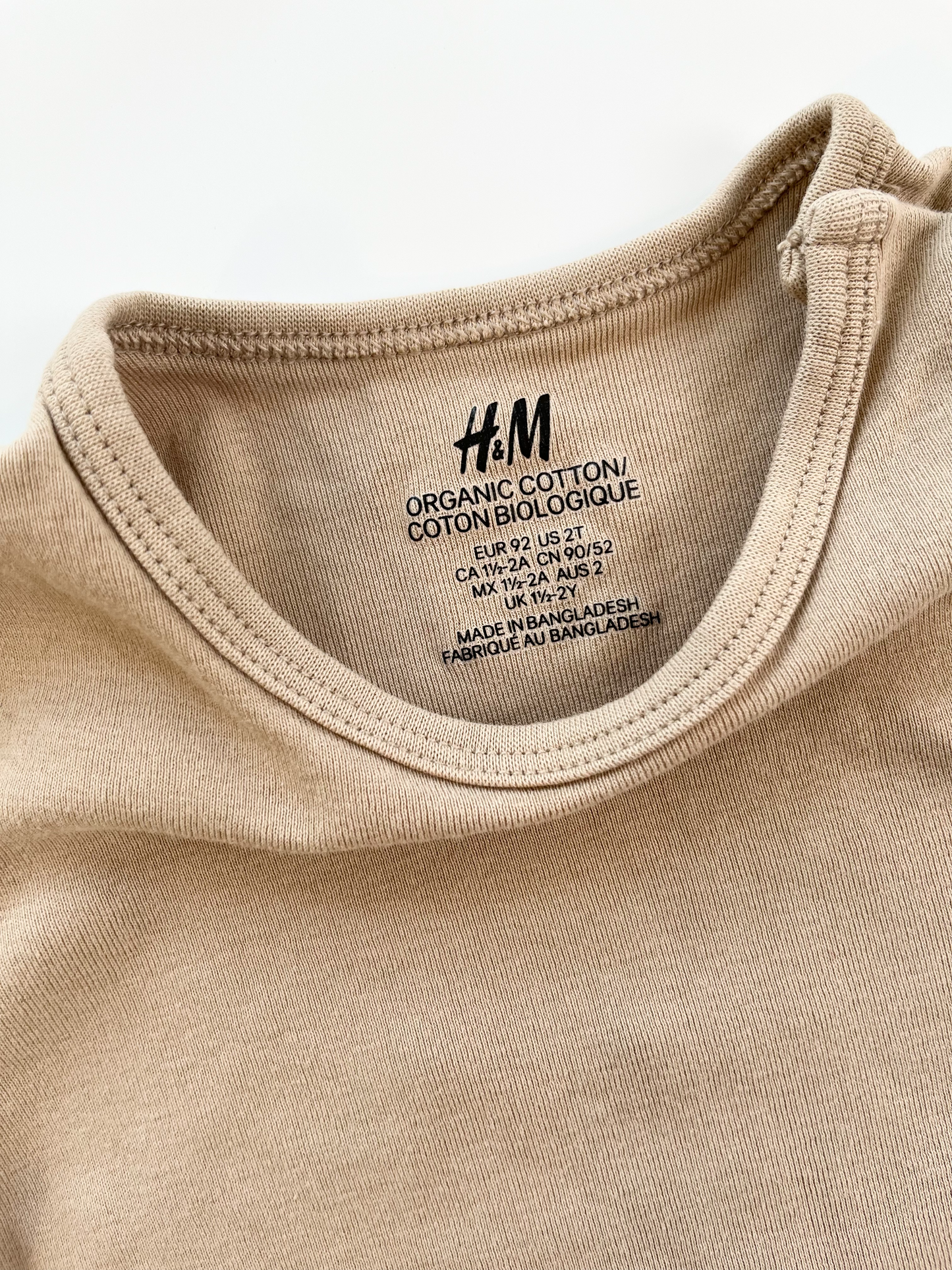 H&M Beige Onesie 2T