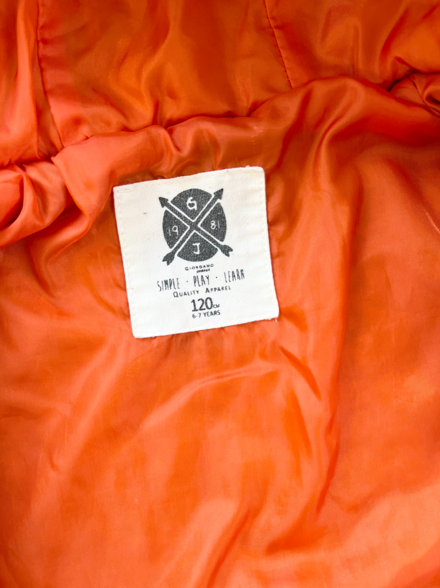 GIORDANO JR. Jacket 6/7T