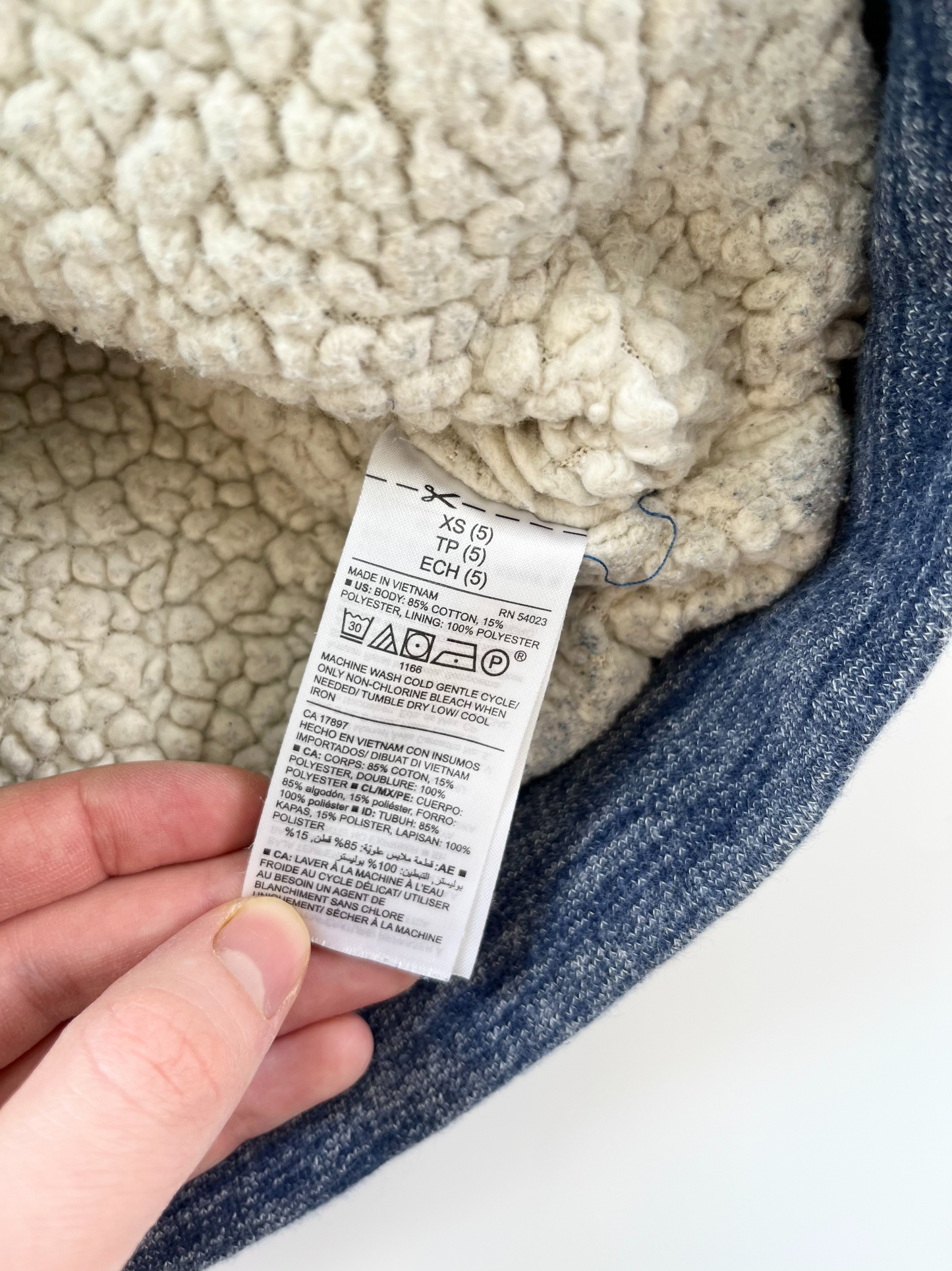 Old Navy Sherpa Lined Hoodie 5T