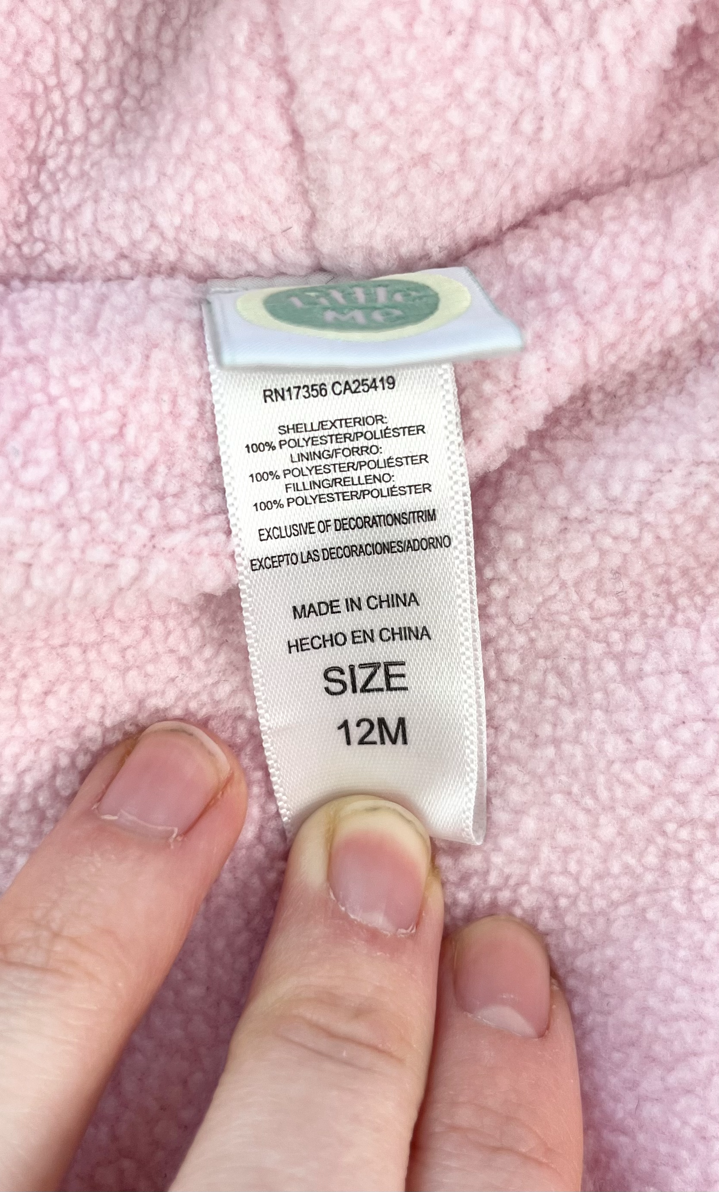 Little Me Floral Winter Jacket 12m