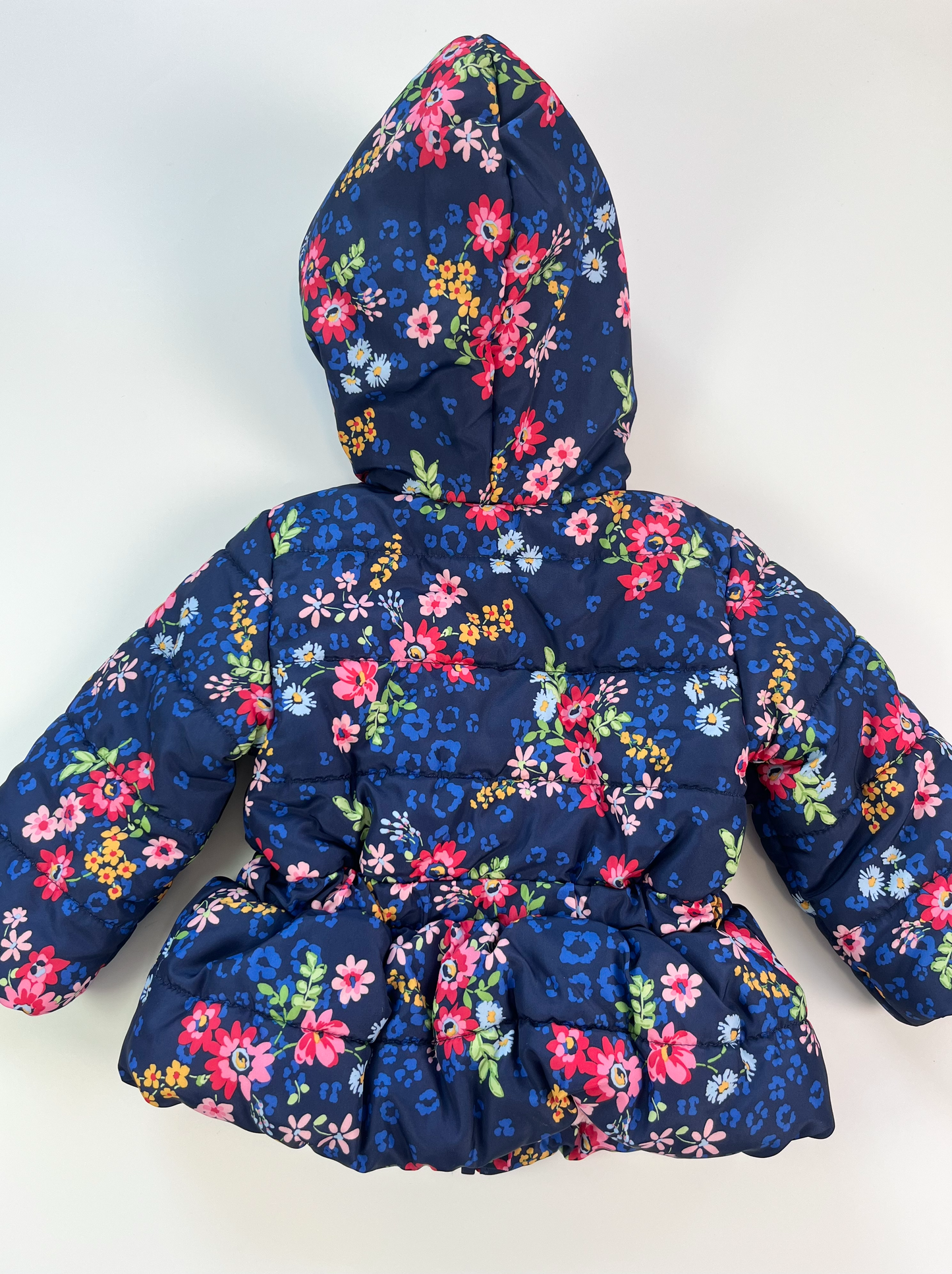 Little Me Floral Winter Jacket 12m