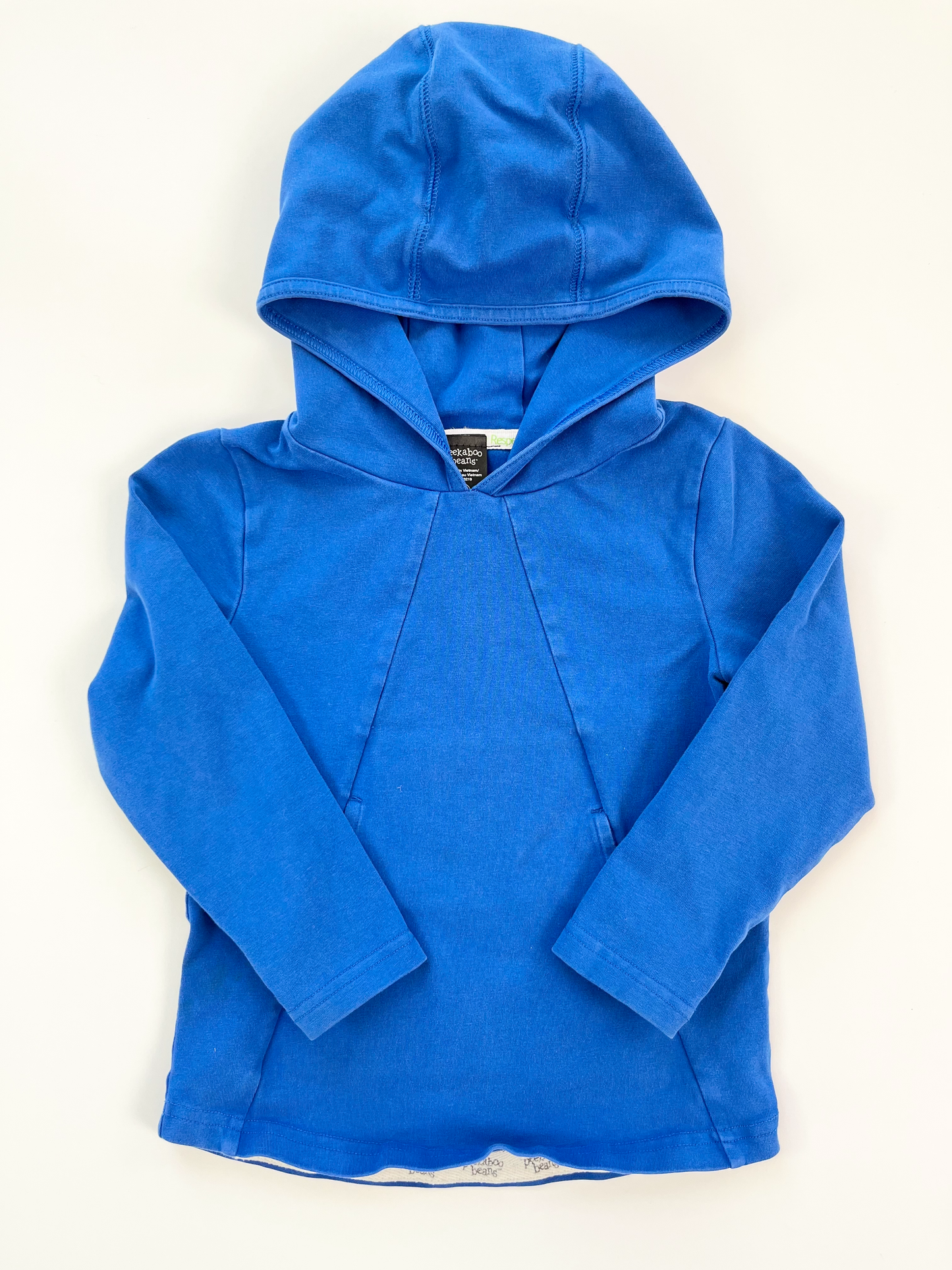 Peekaboo Beans Blue Hoodie - 3T