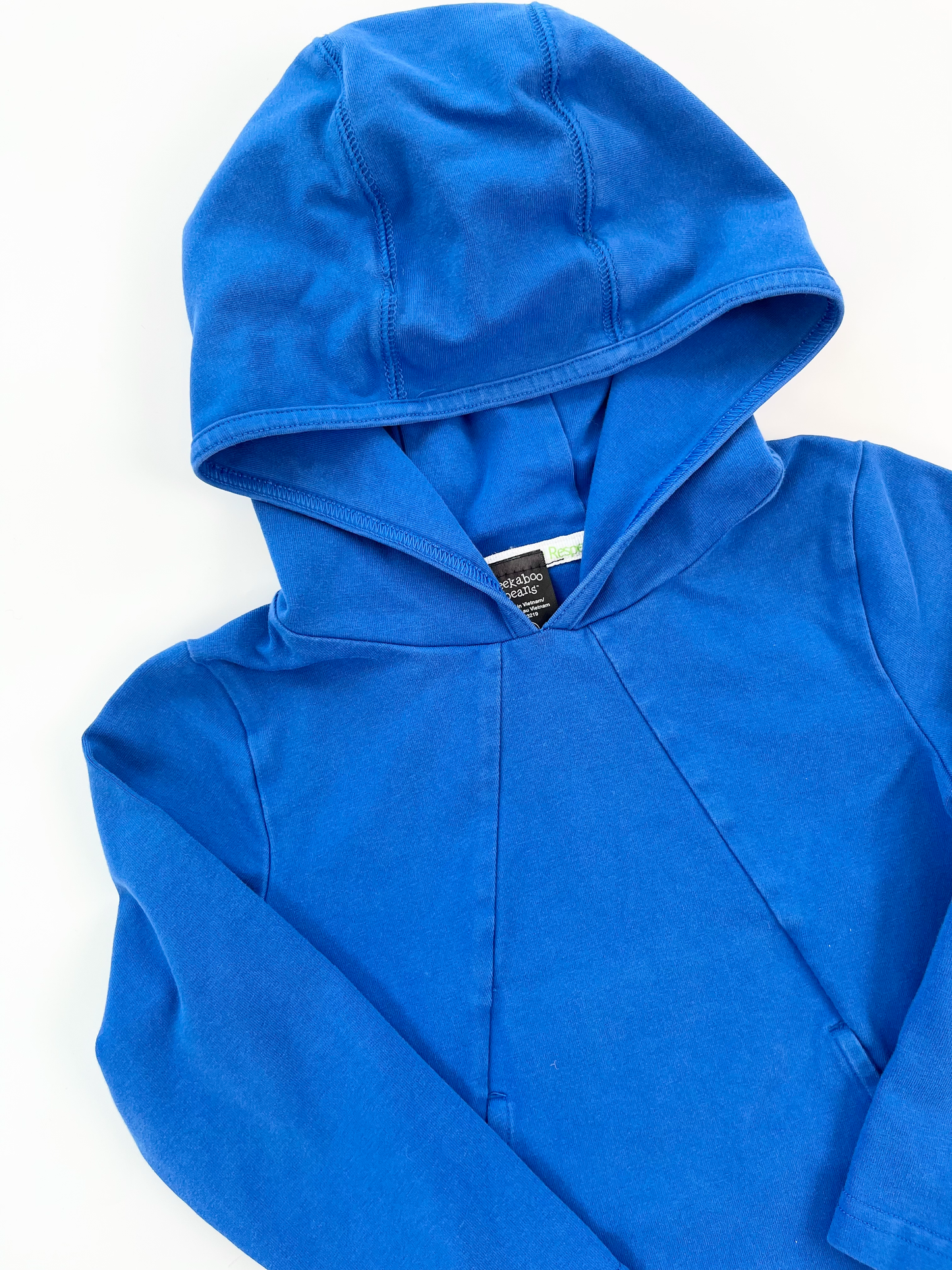 Peekaboo Beans Blue Hoodie - 3T