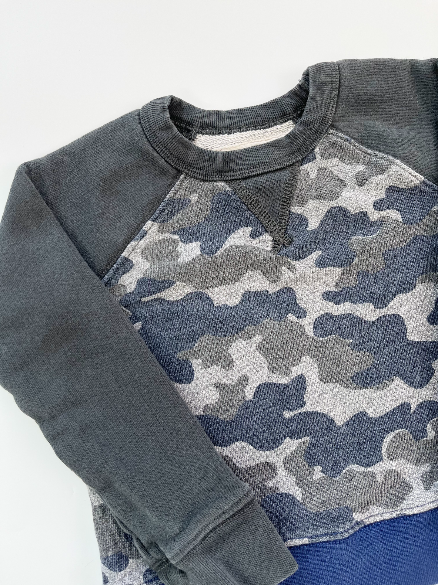 Crewcuts Camo Crewneck 3T