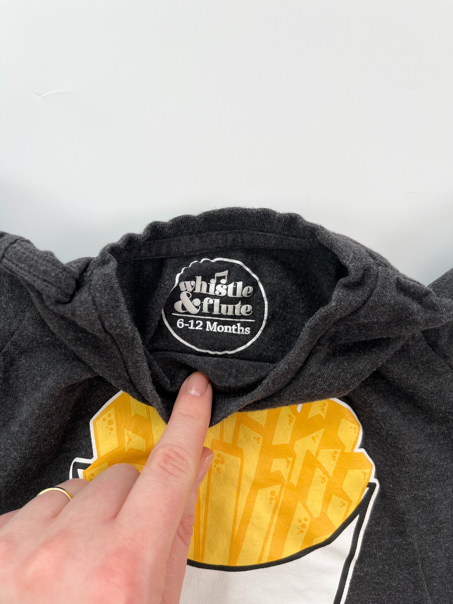 Whistle & Flute Fries Bamboo T-Shirt 6-12m