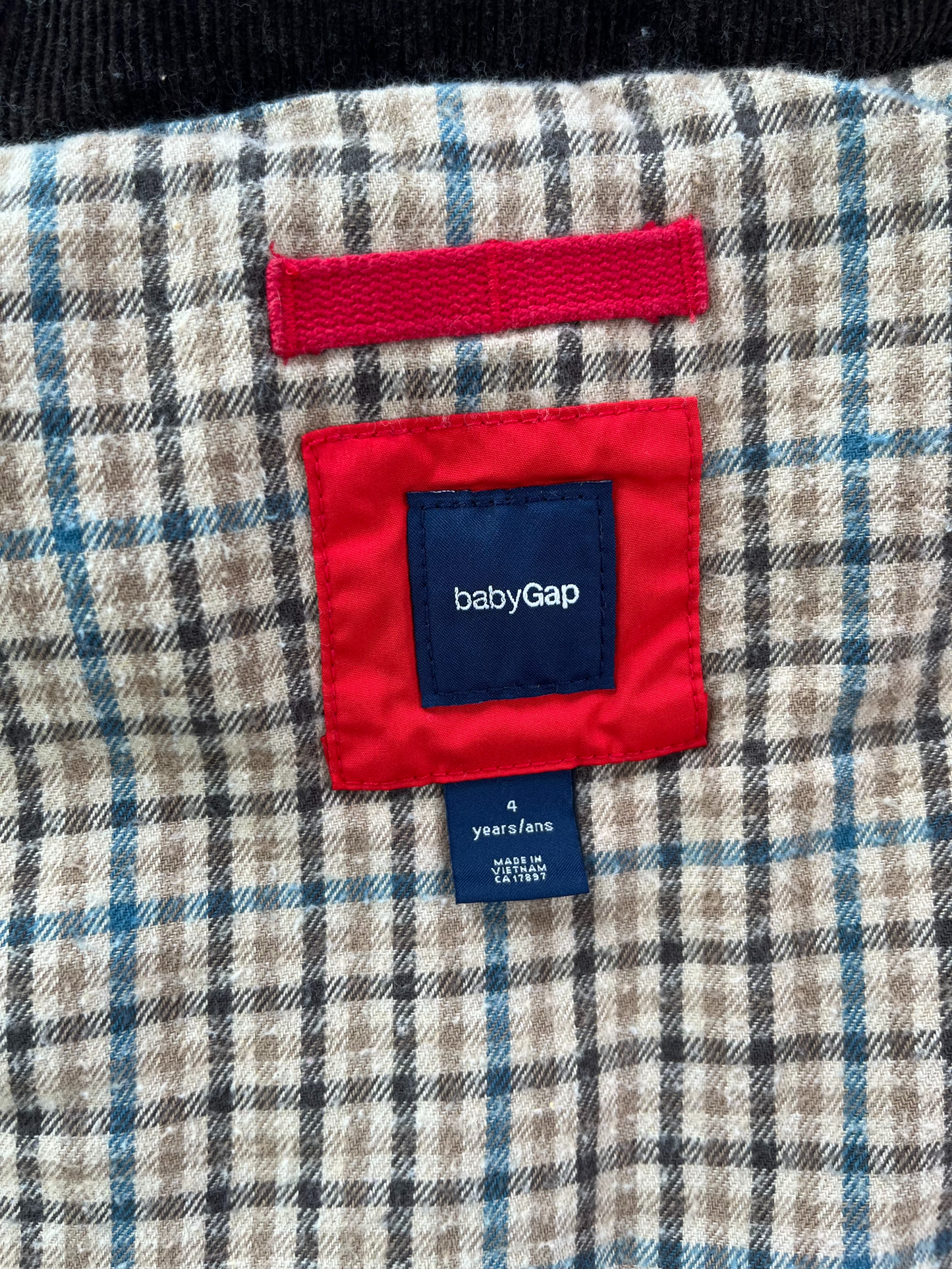 GAP Red Puffer Vest 4T