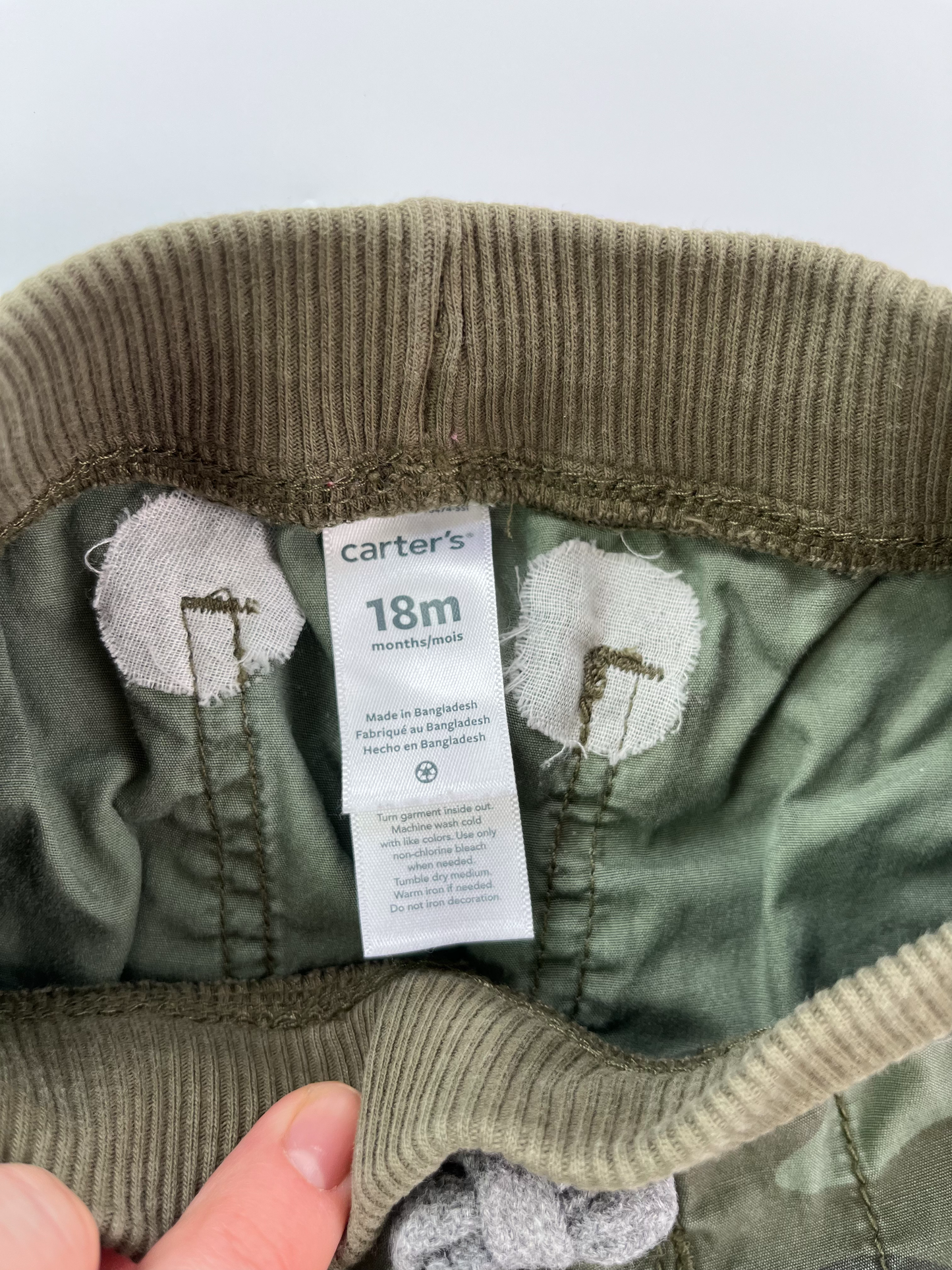 Carters Camo Joggers 18m