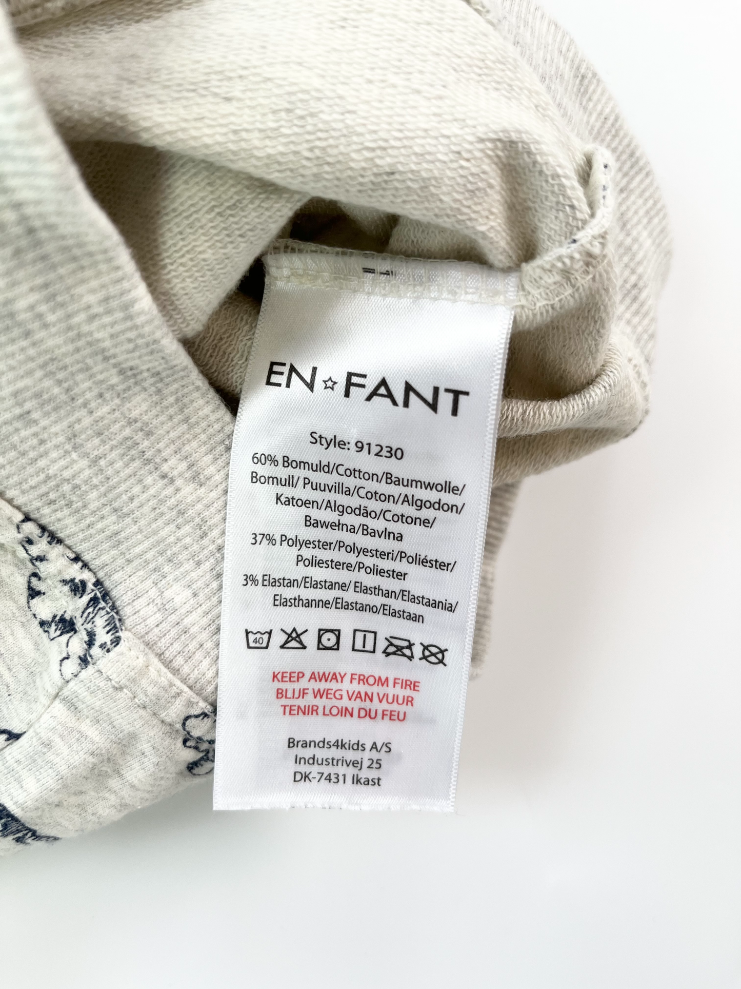 Enfant Cloud Zip-Up Sweater 6-9m