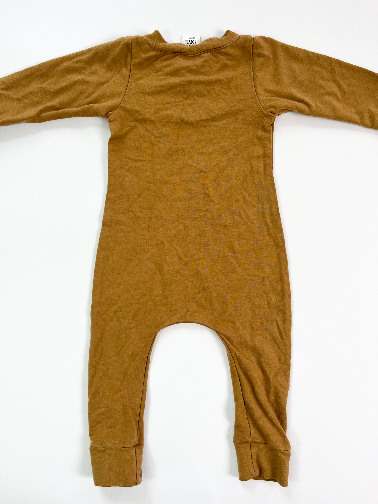 Brok Boys Bamboo Snapless Romper 6-12m