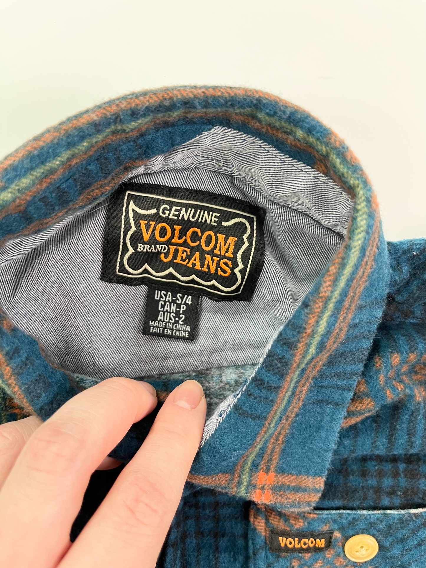 Volcom Thick Flannel Long Sleeve Shirt 4T