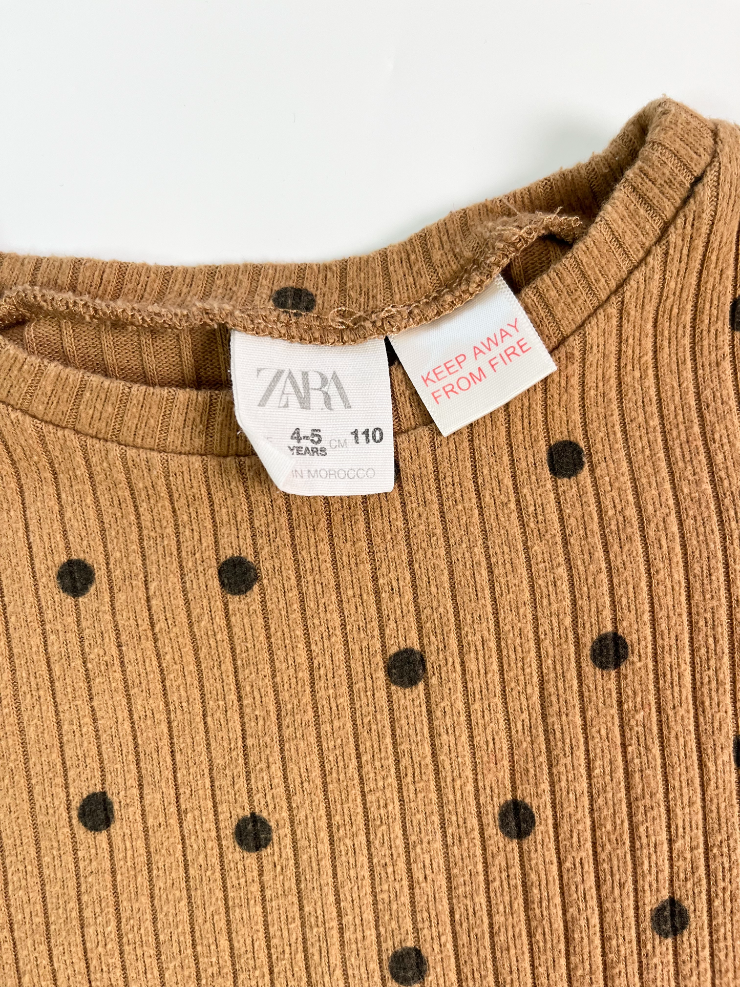 ZARA Polkadot Longsleeve 4-5T
