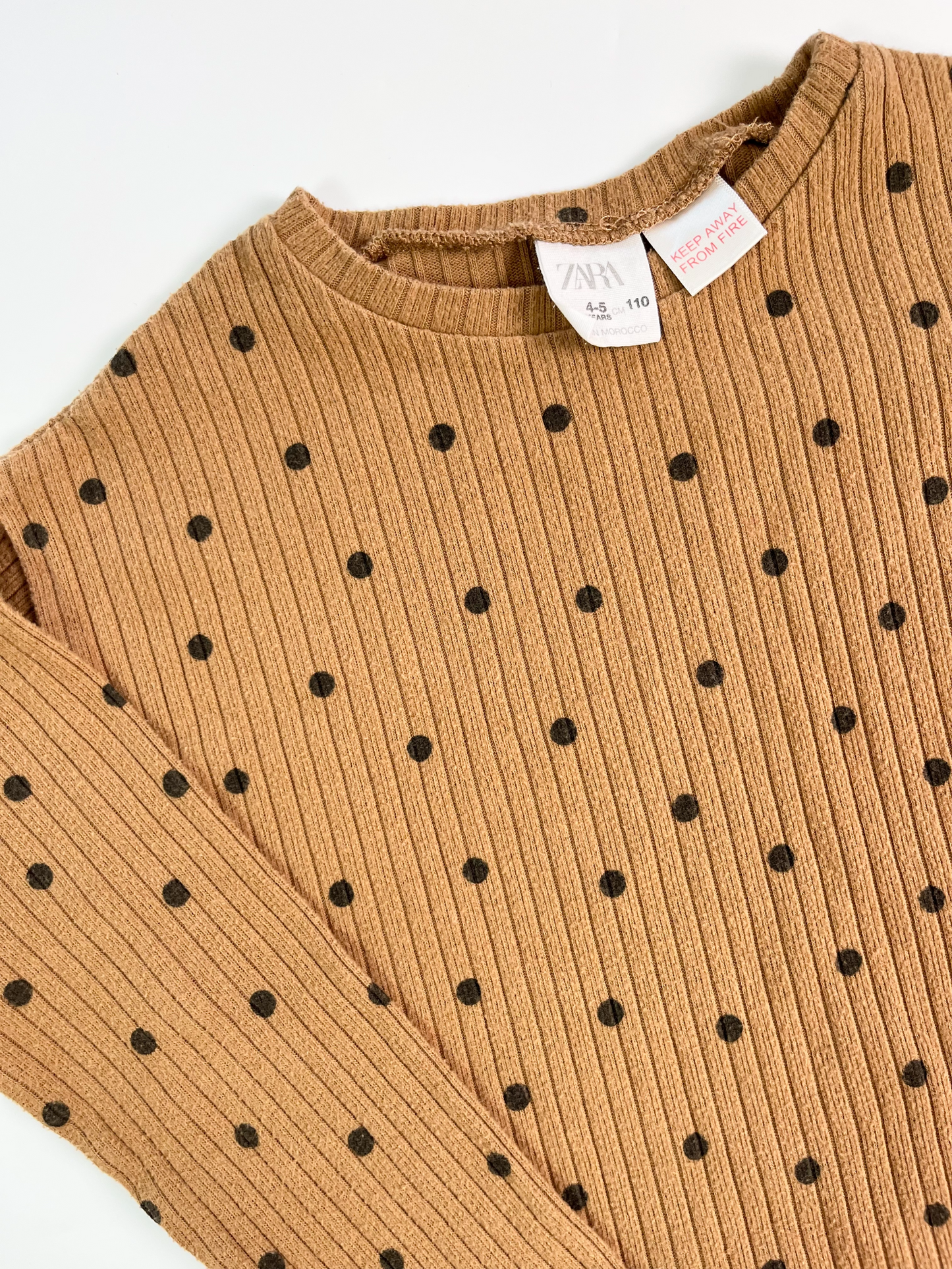 ZARA Polkadot Longsleeve 4-5T