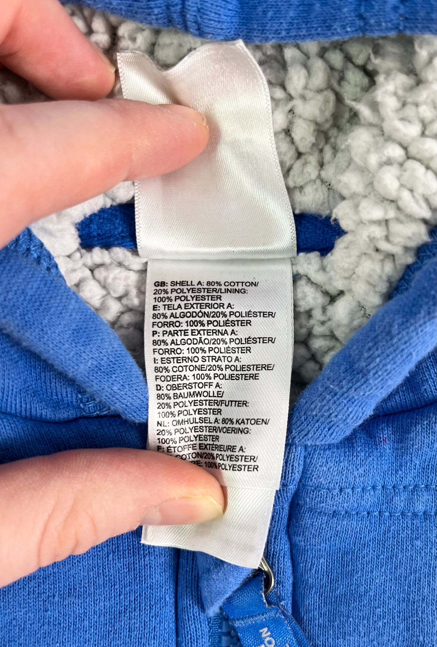 Northface Zip-Up Hoodie 3T
