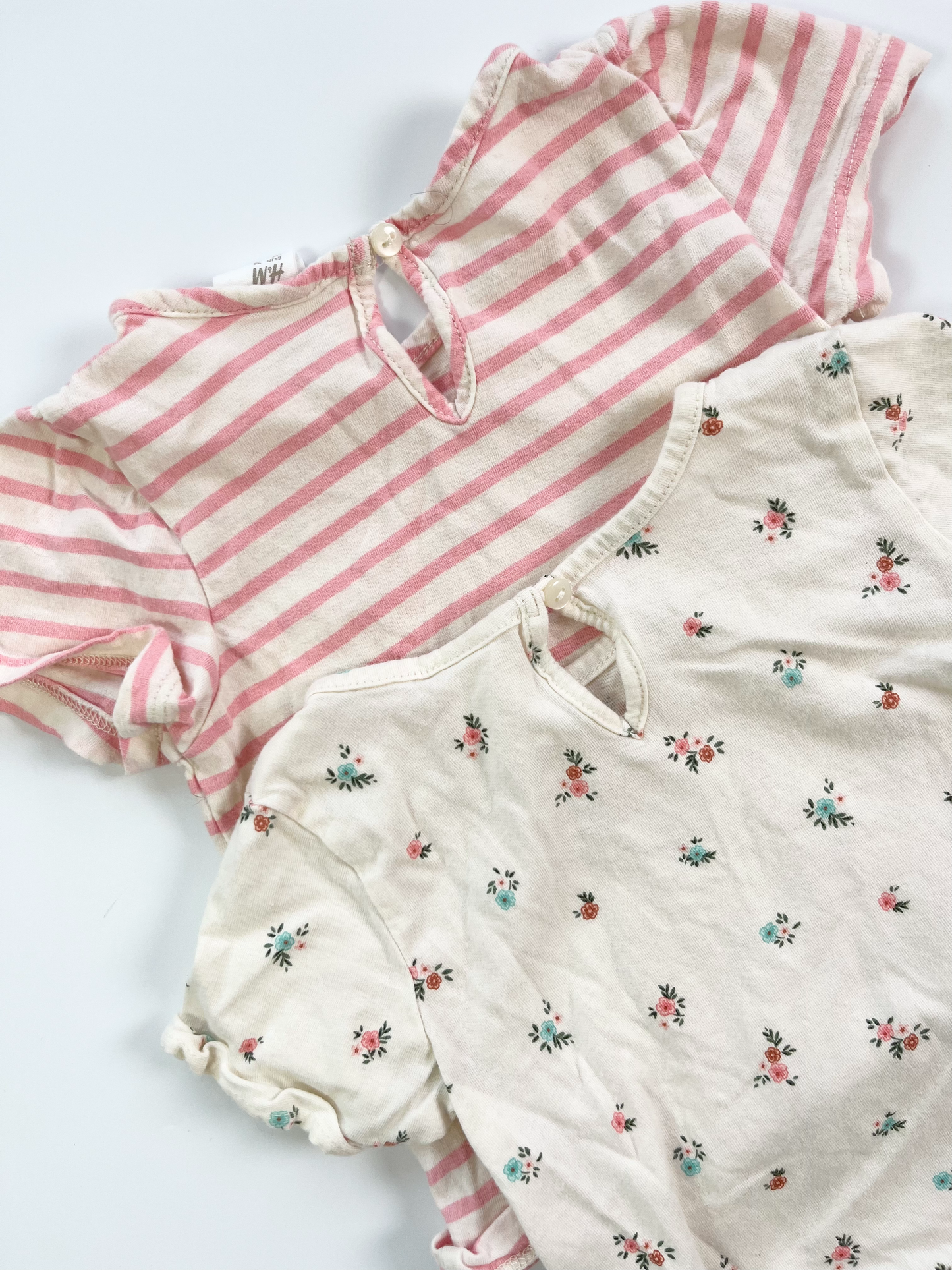 H&M T-Shirts x2 6-12m