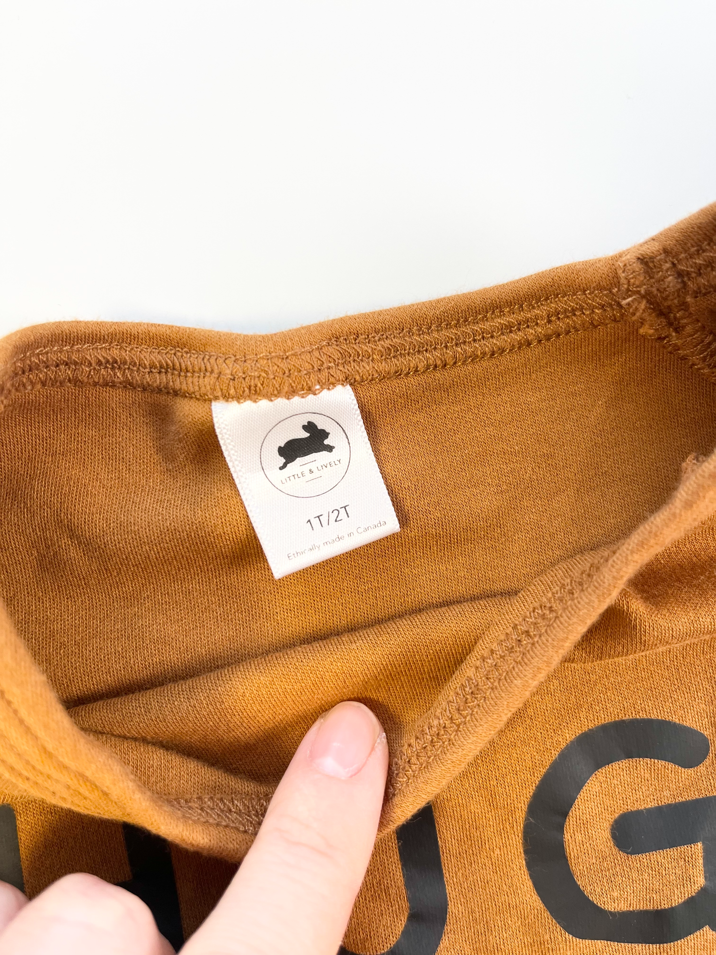 Little & Lively "Hug" Bamboo Crewneck 1-2T