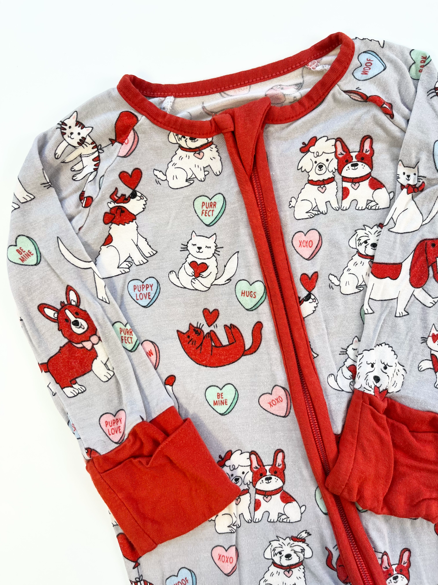Little Sleepies Bamboo Convertible Sleeper/Romper 0-3m