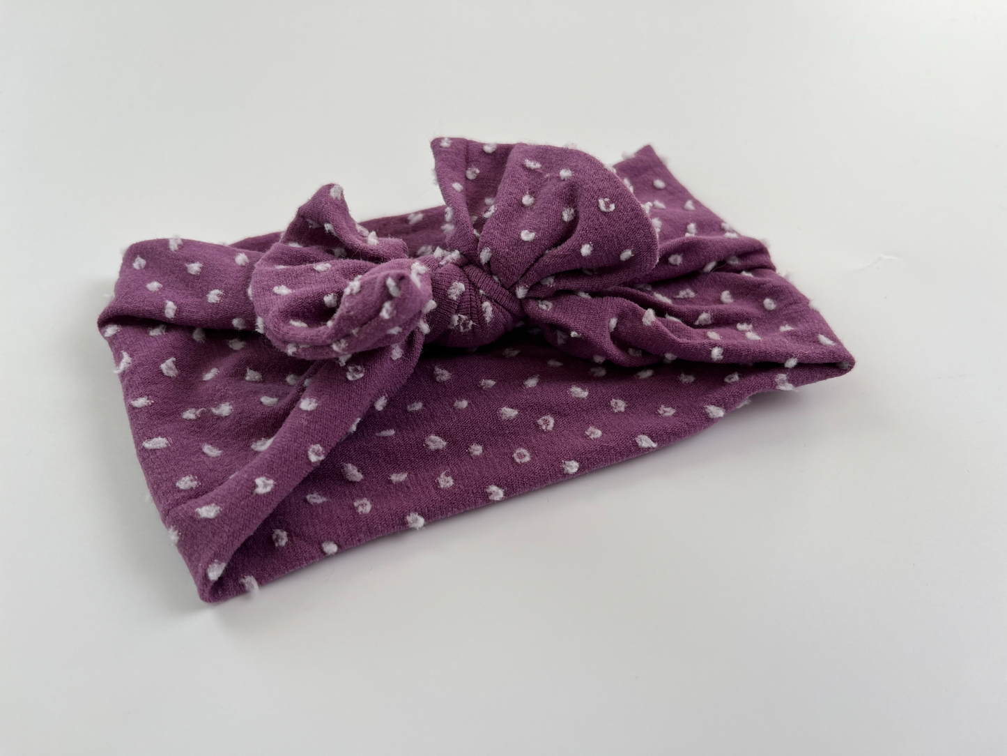 Purple Bow 3-6m