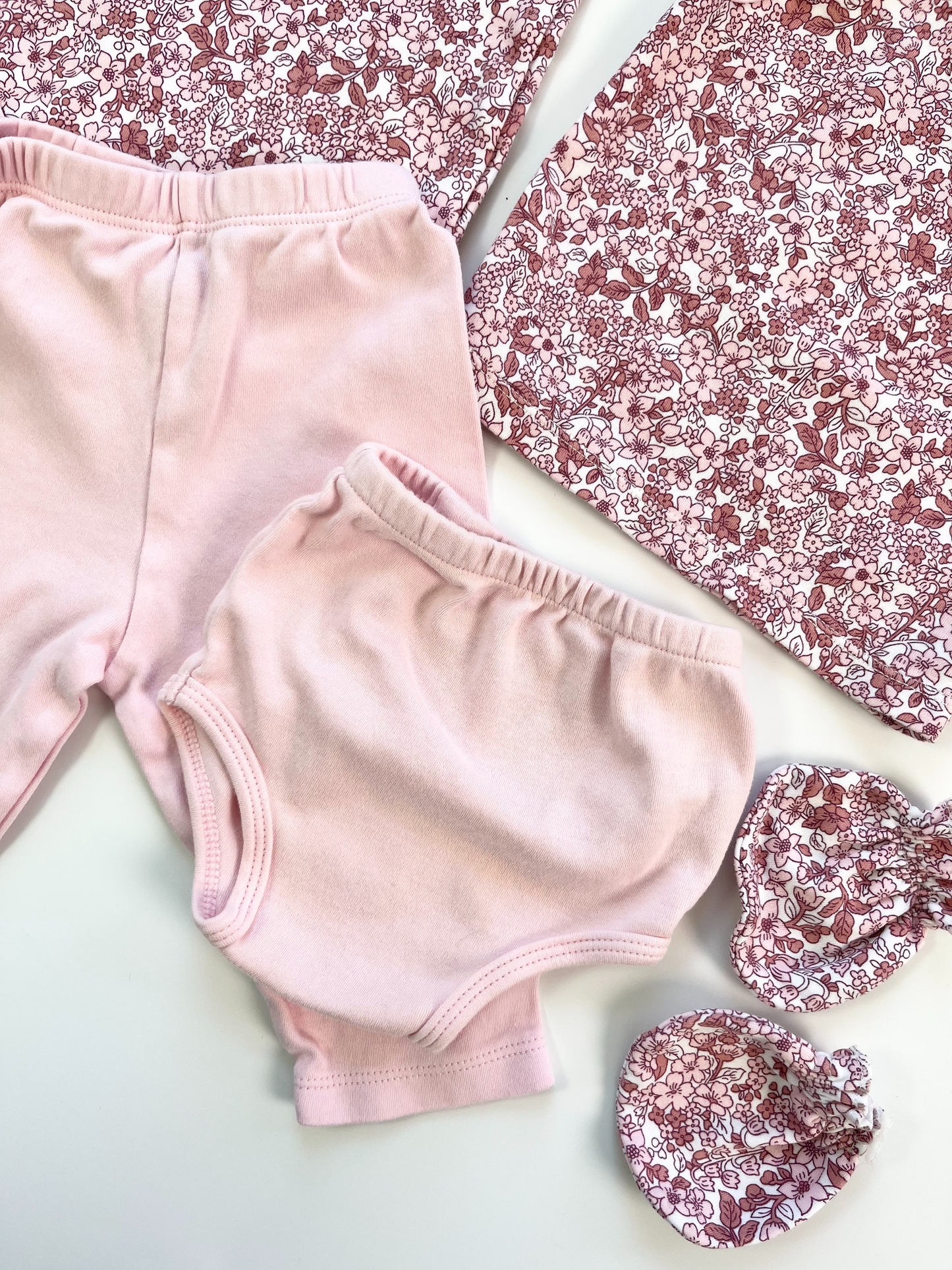 Juniors Floral Pink Set 0-3m