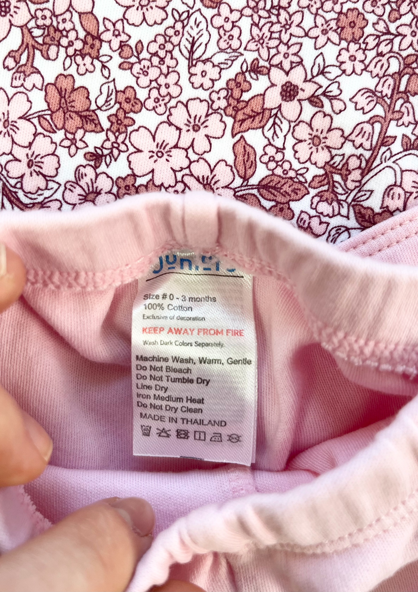 Juniors Floral Pink Set 0-3m