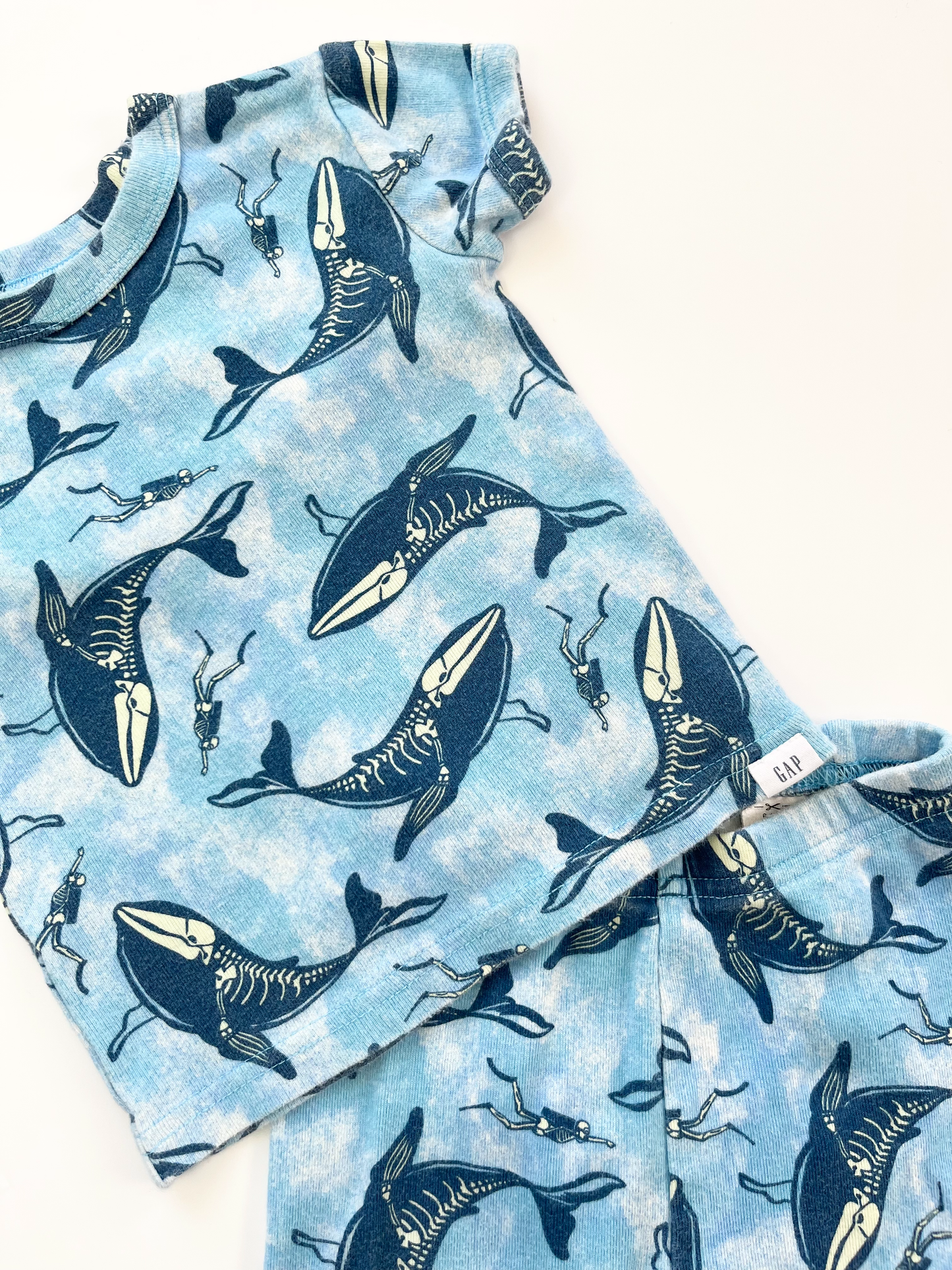 Gap Whale PJ Set 6-12m