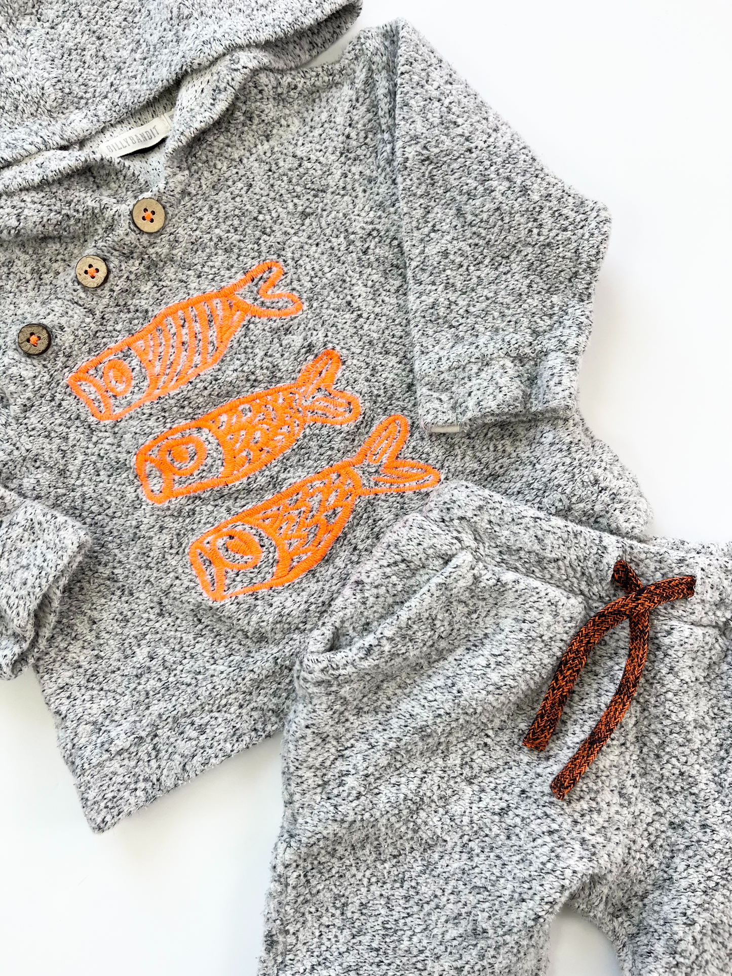 Billy Bandit Fish Hoodie/Pants Set 18m