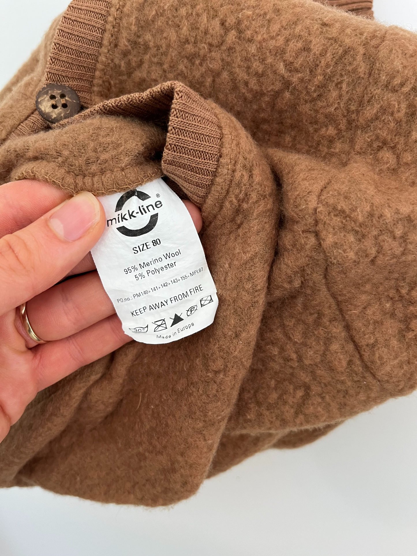 Mikk-Line Merino Wool Suit 1-2YRS