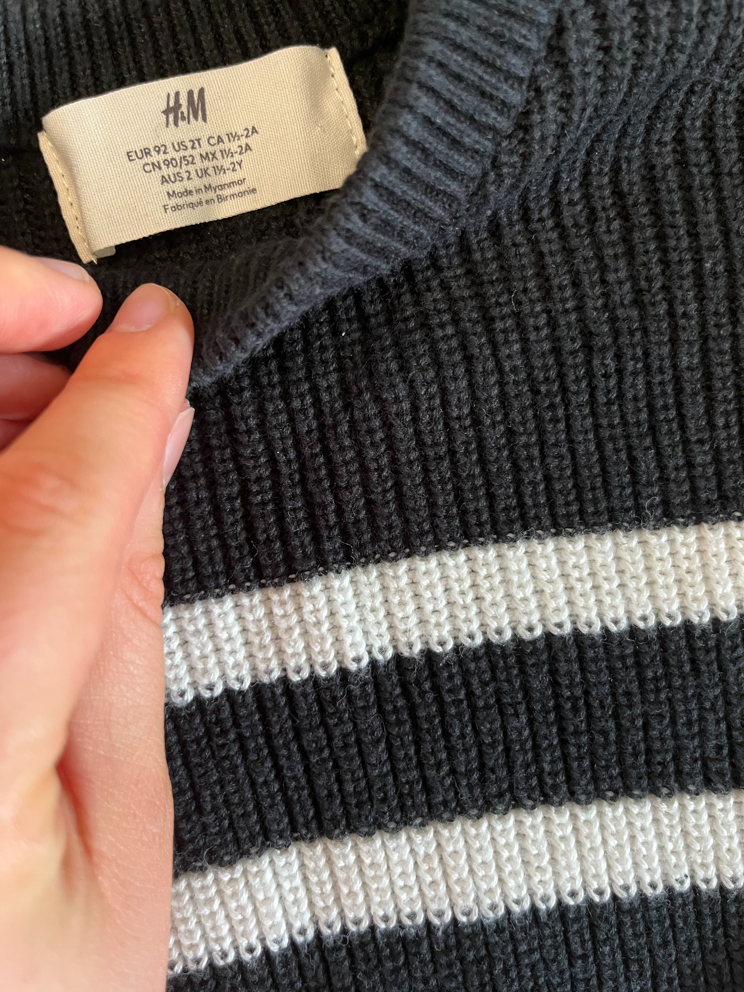 H&M Knit Crewneck 2-3Yrs