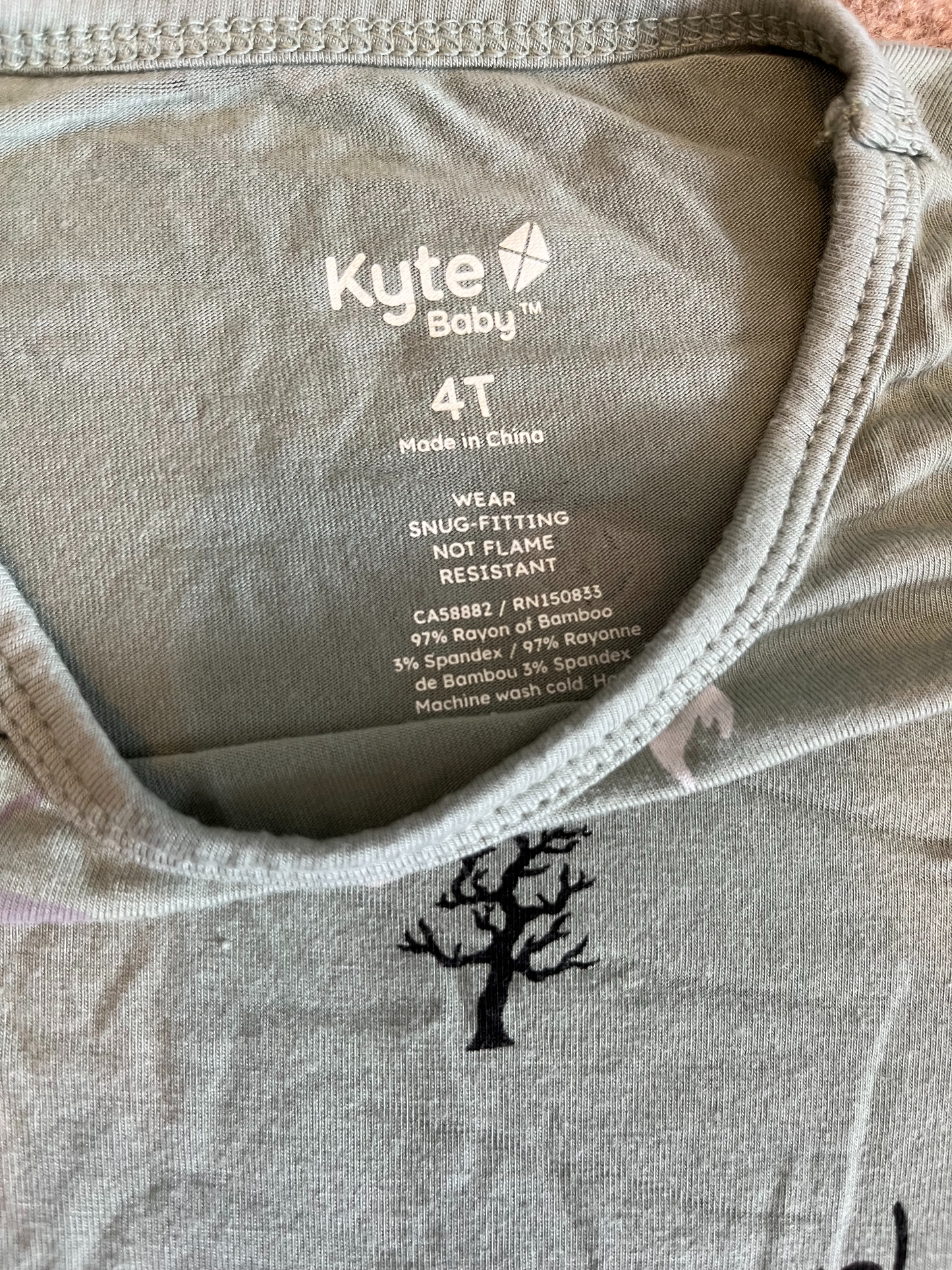 Kyte Halloween Bamboo Pjs 4T