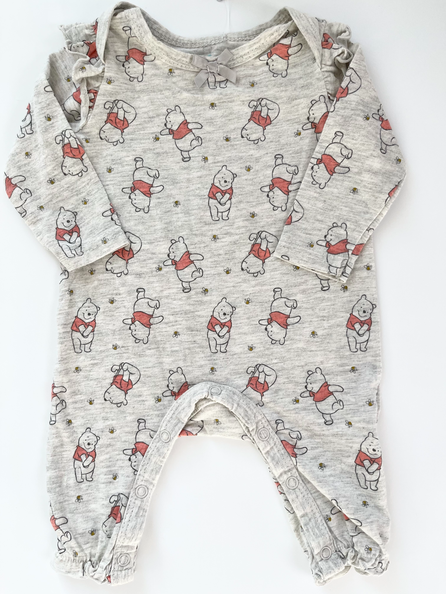 Disney Pooh Bear Rompers x2 - 0-3m