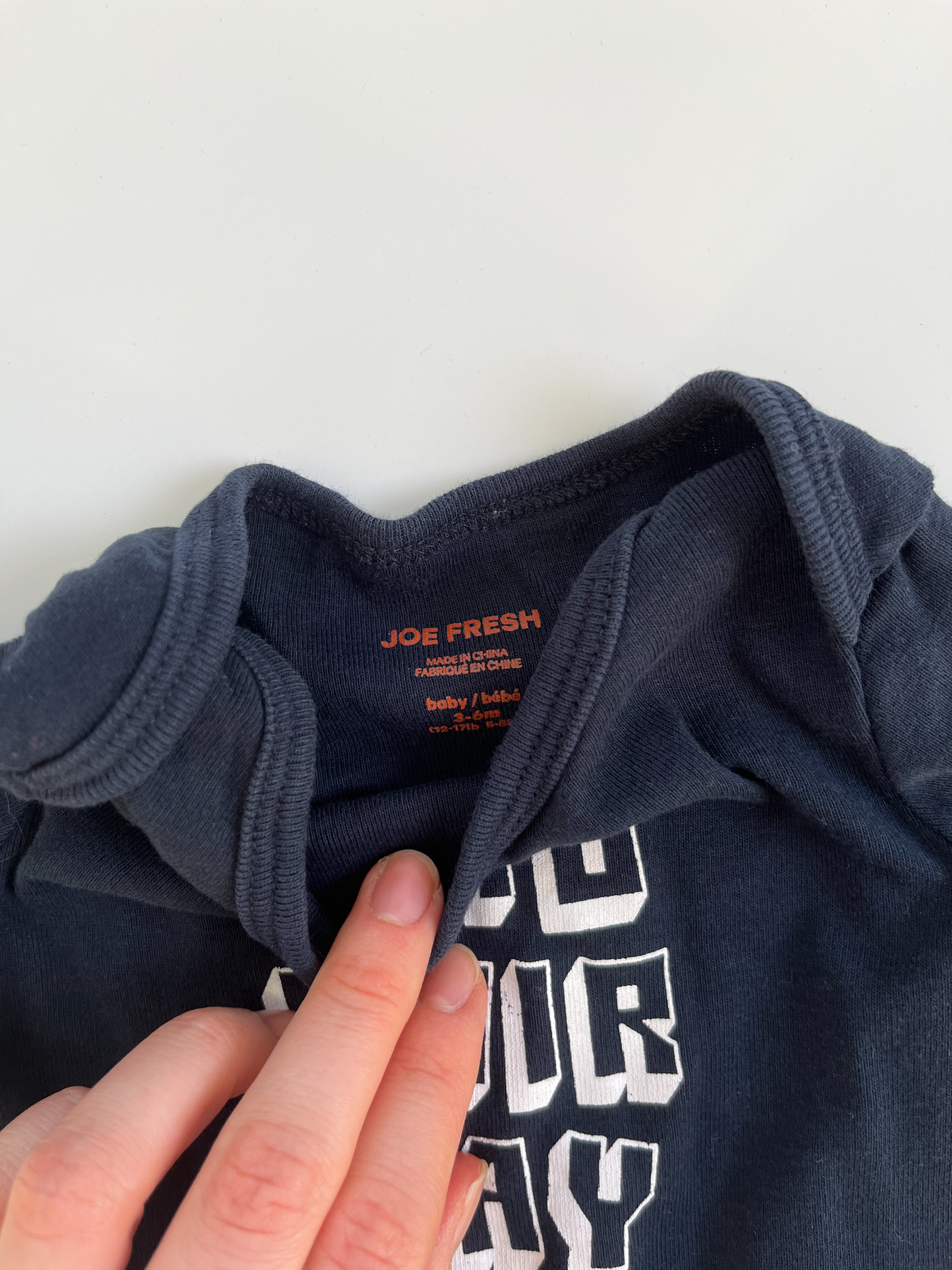 Joe Fresh "Bad Hair Day" Onesie 3-6m