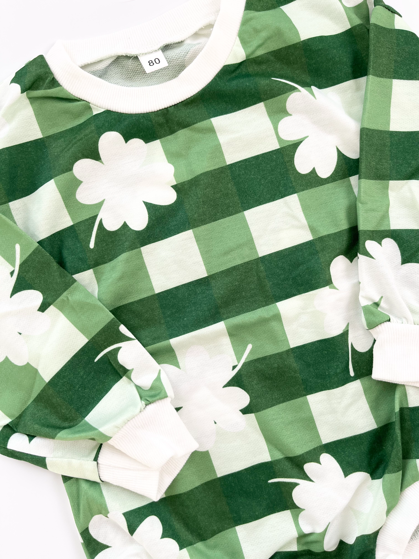St. Patrick's Day Bubble Romper 18-24m